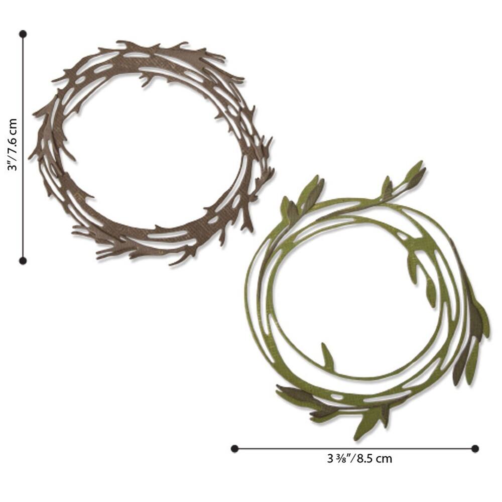 Sizzix&#xAE; Thinlits&#xAE; Funky Wreath Die Set by Tim Holtz&#xAE;