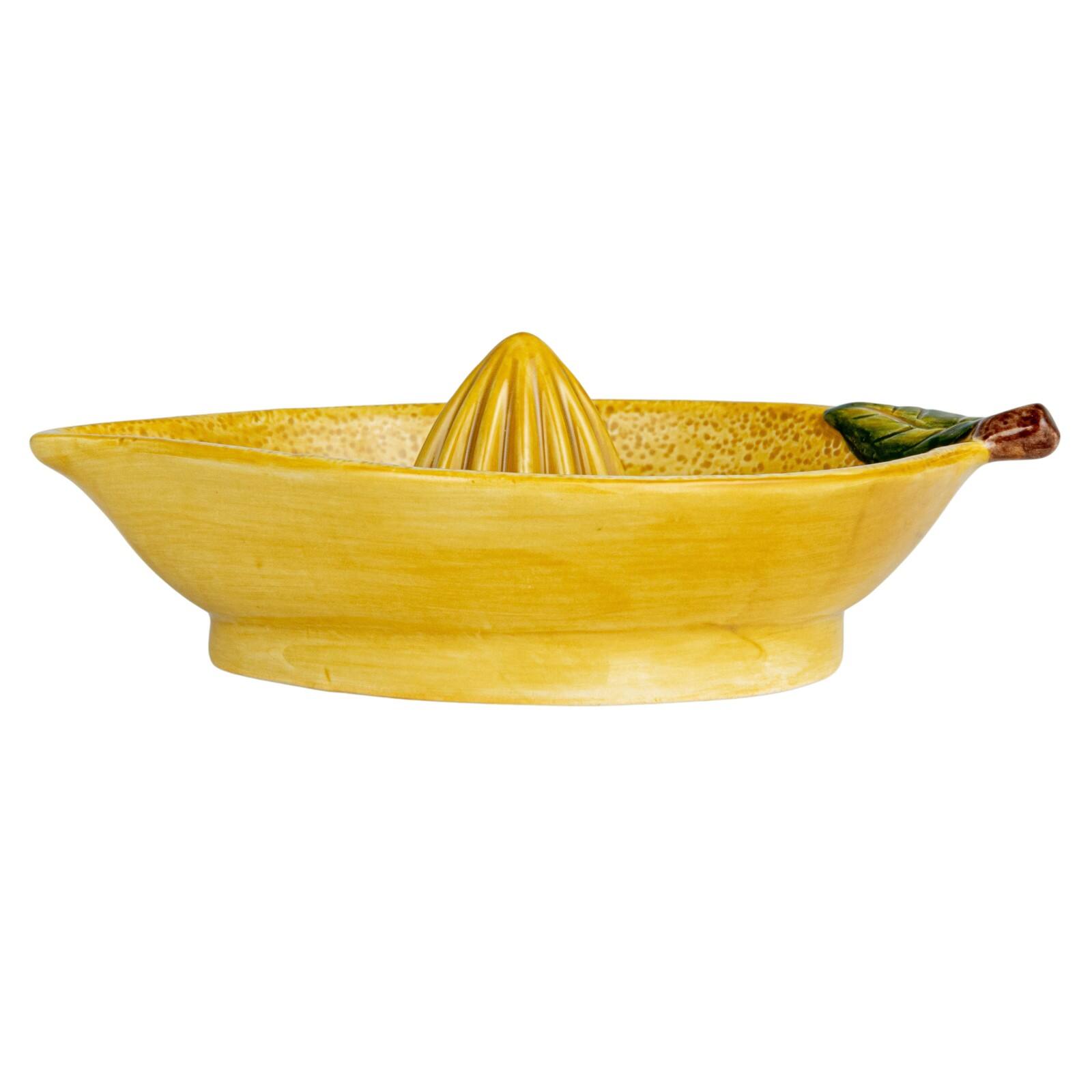 Hello Honey&#xAE; 6&#x22; Countryside Citrus Stoneware Lemon Juicer