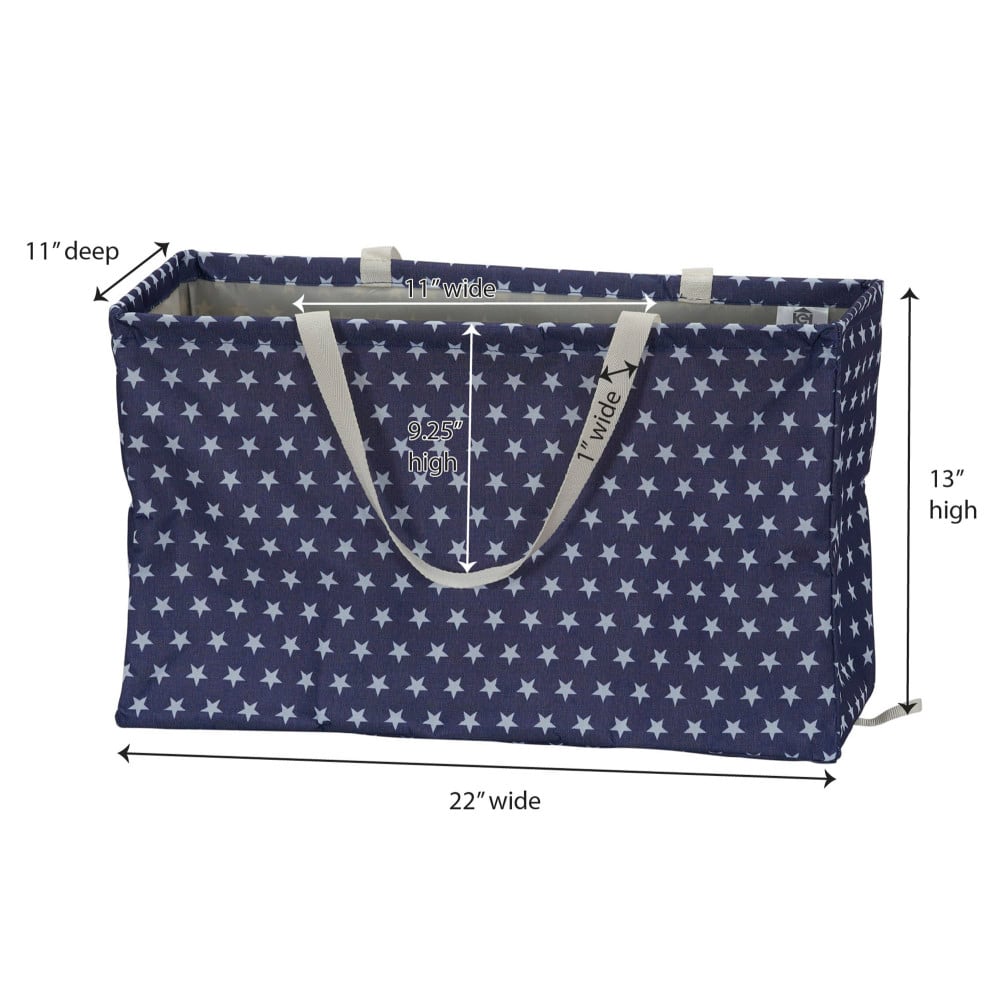 Household Essentials Krush Rectangle Utility Tote Bag, Floral