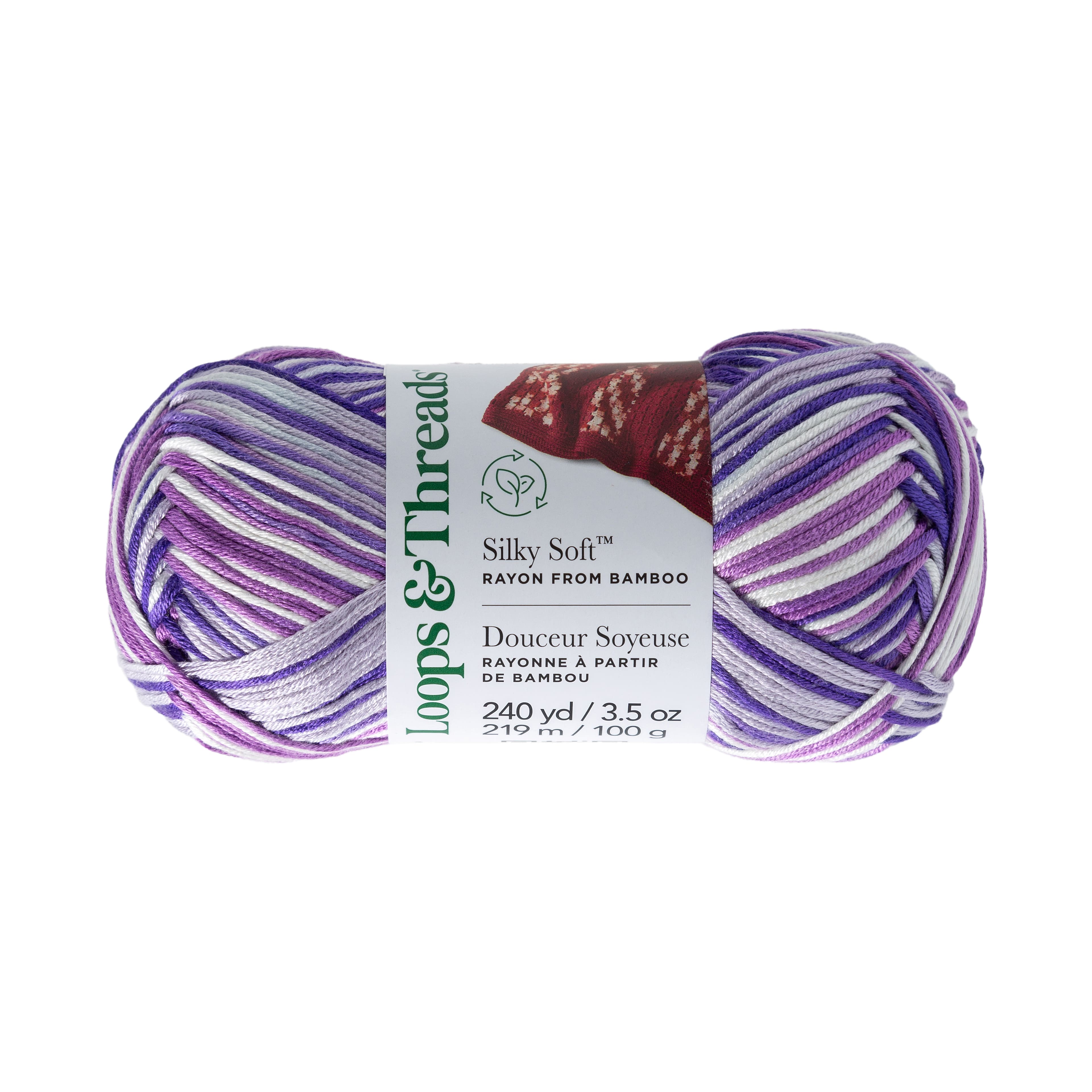 15 Pack: Silky Soft™ Multi Yarn by Loops & Threads®