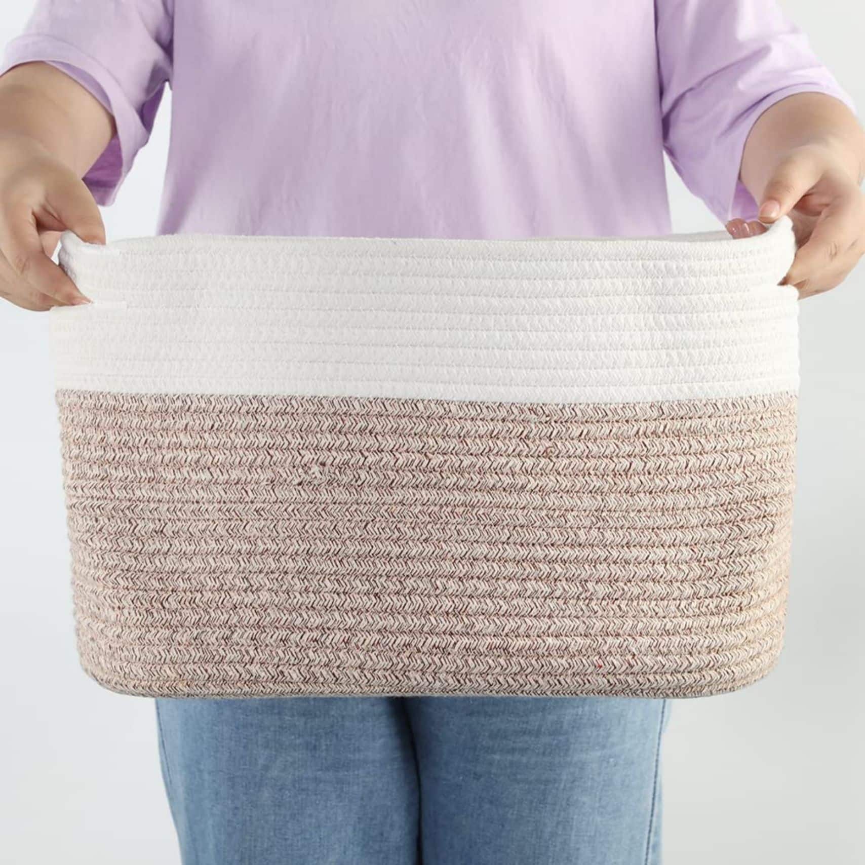 NEX™ Cotton Rope Storage Baskets, 3ct.