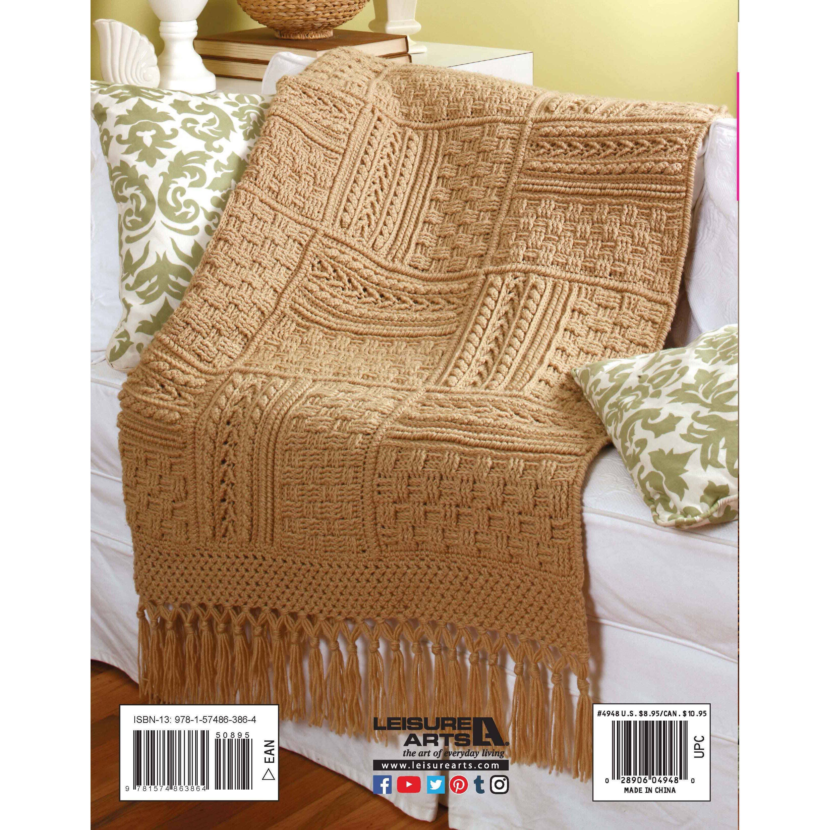 Leisure Arts&#xAE; Aran Afghans to Crochet Book