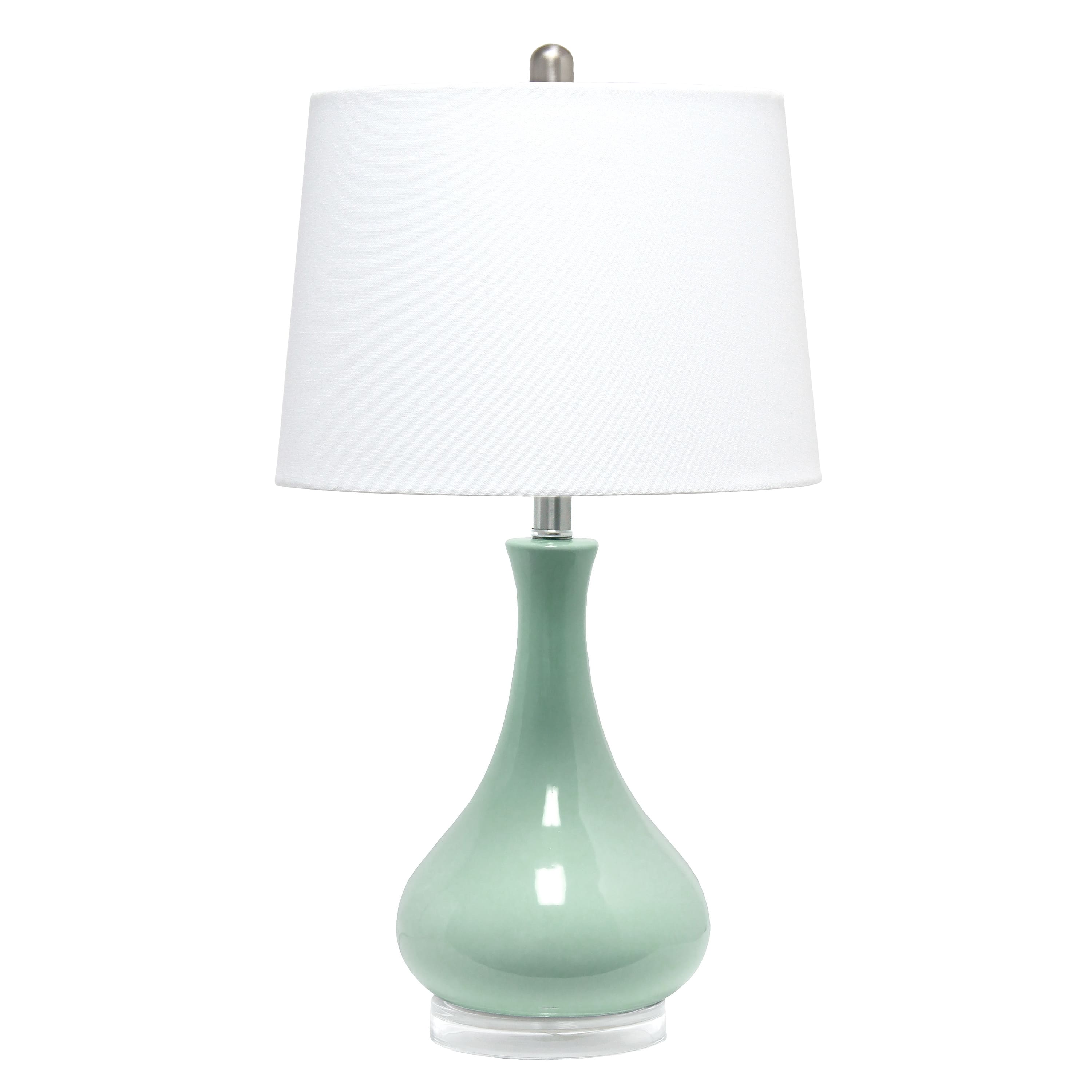 Lalia Home 26" Droplet Table Lamp with Fabric Shade