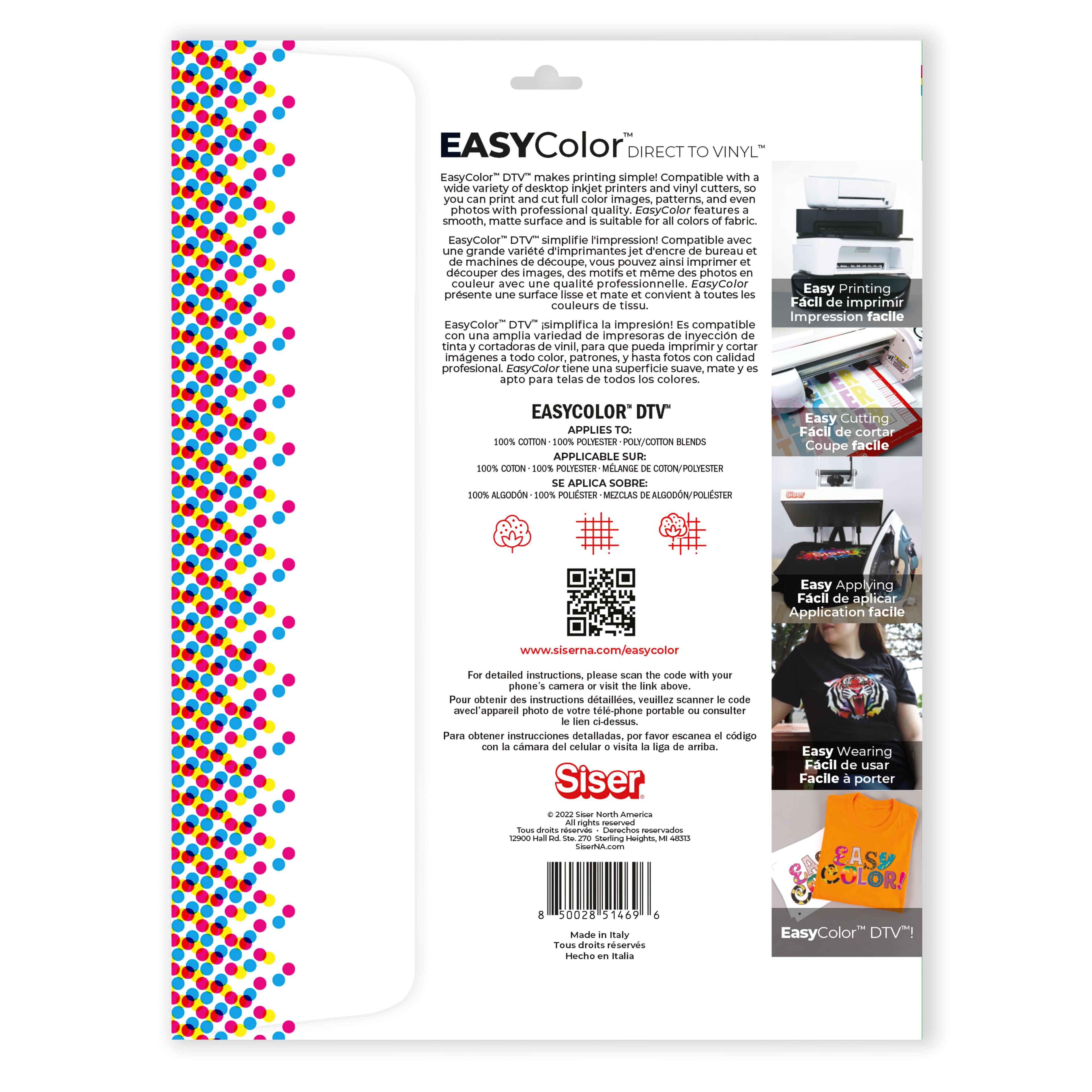 6 Pack: Siser&#xAE; EasyColor&#x2122; DTV&#x2122;