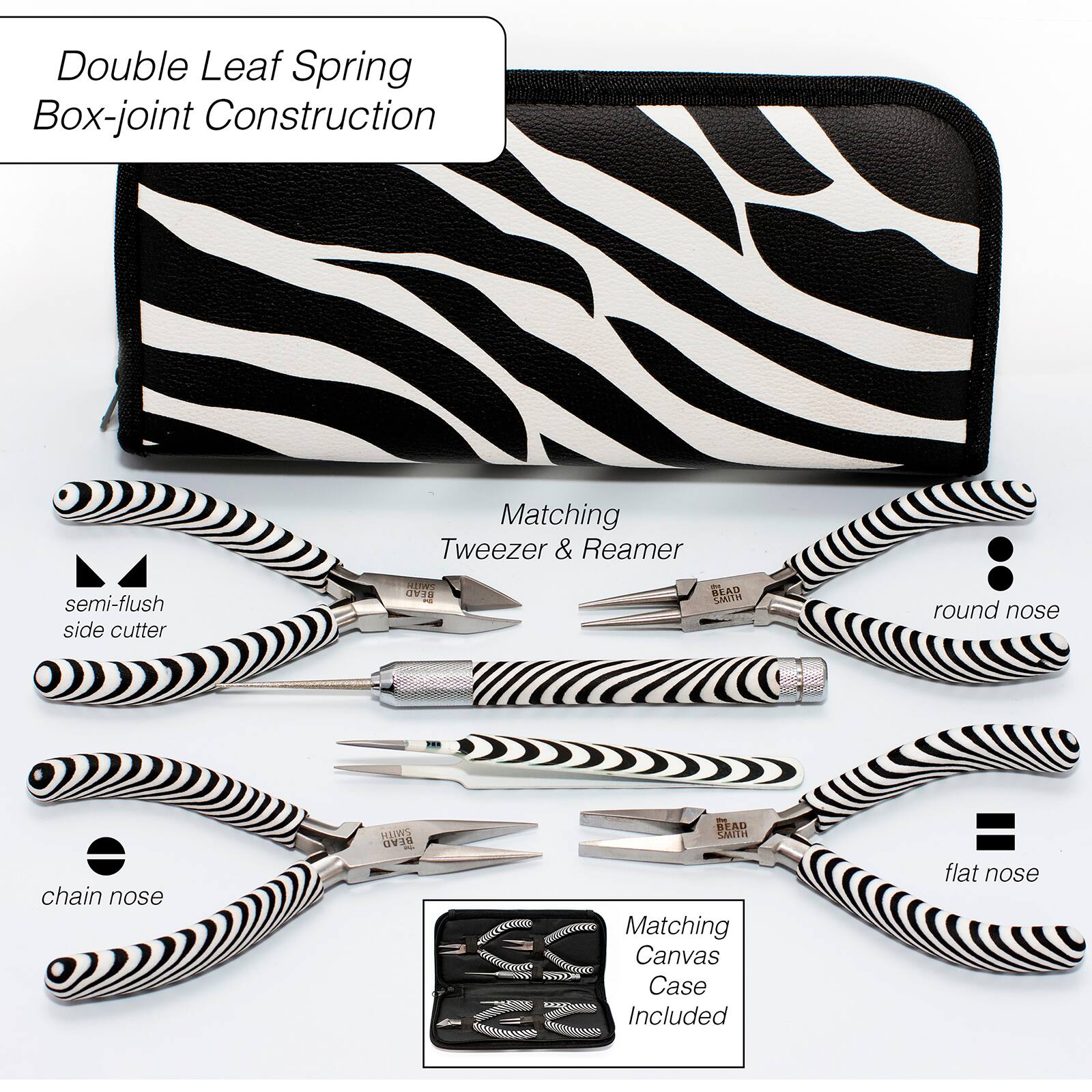 The Beadsmith&#xAE; Zebra Print Tool Kit