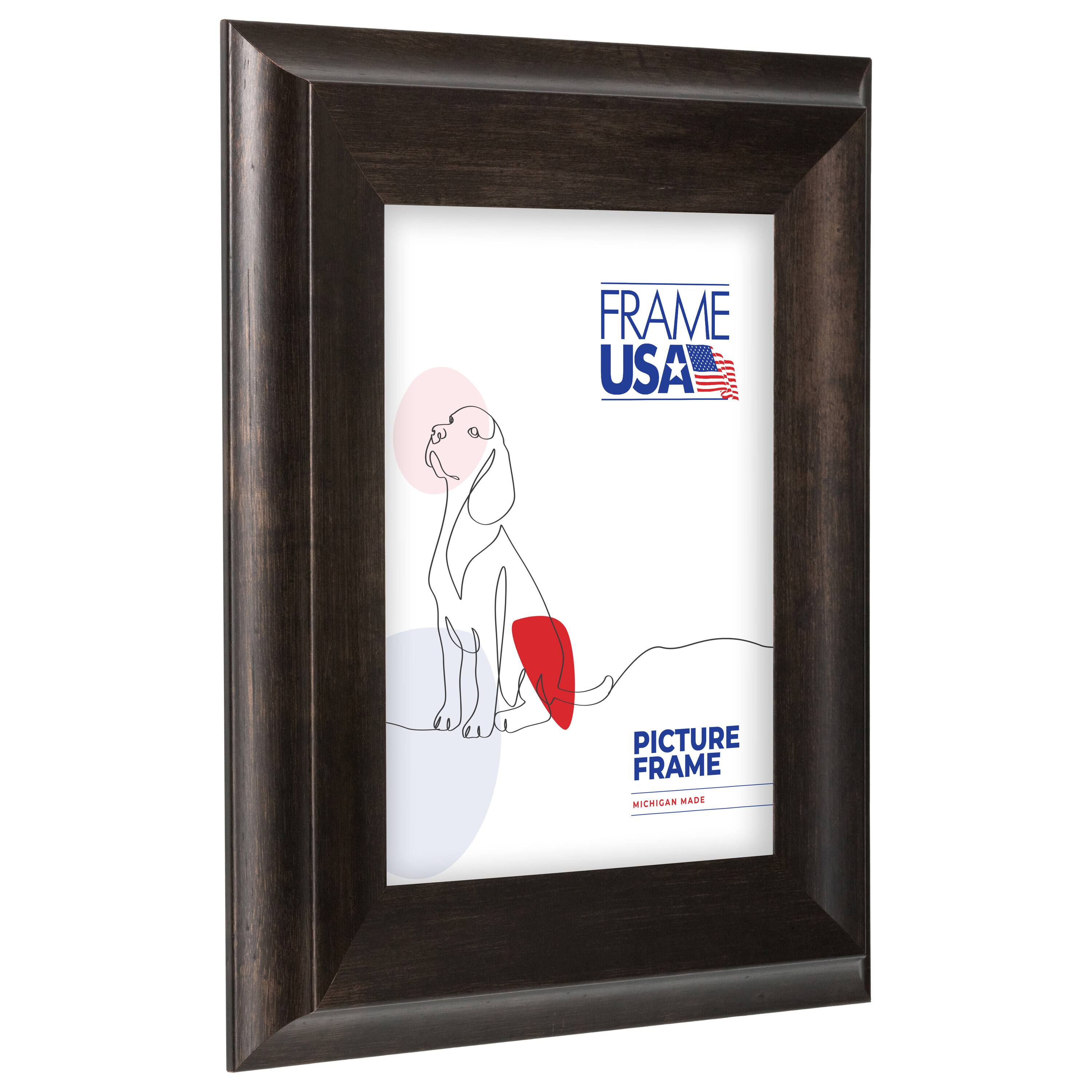 Frame USA Verona Wide Espresso Single Image Picture Frame