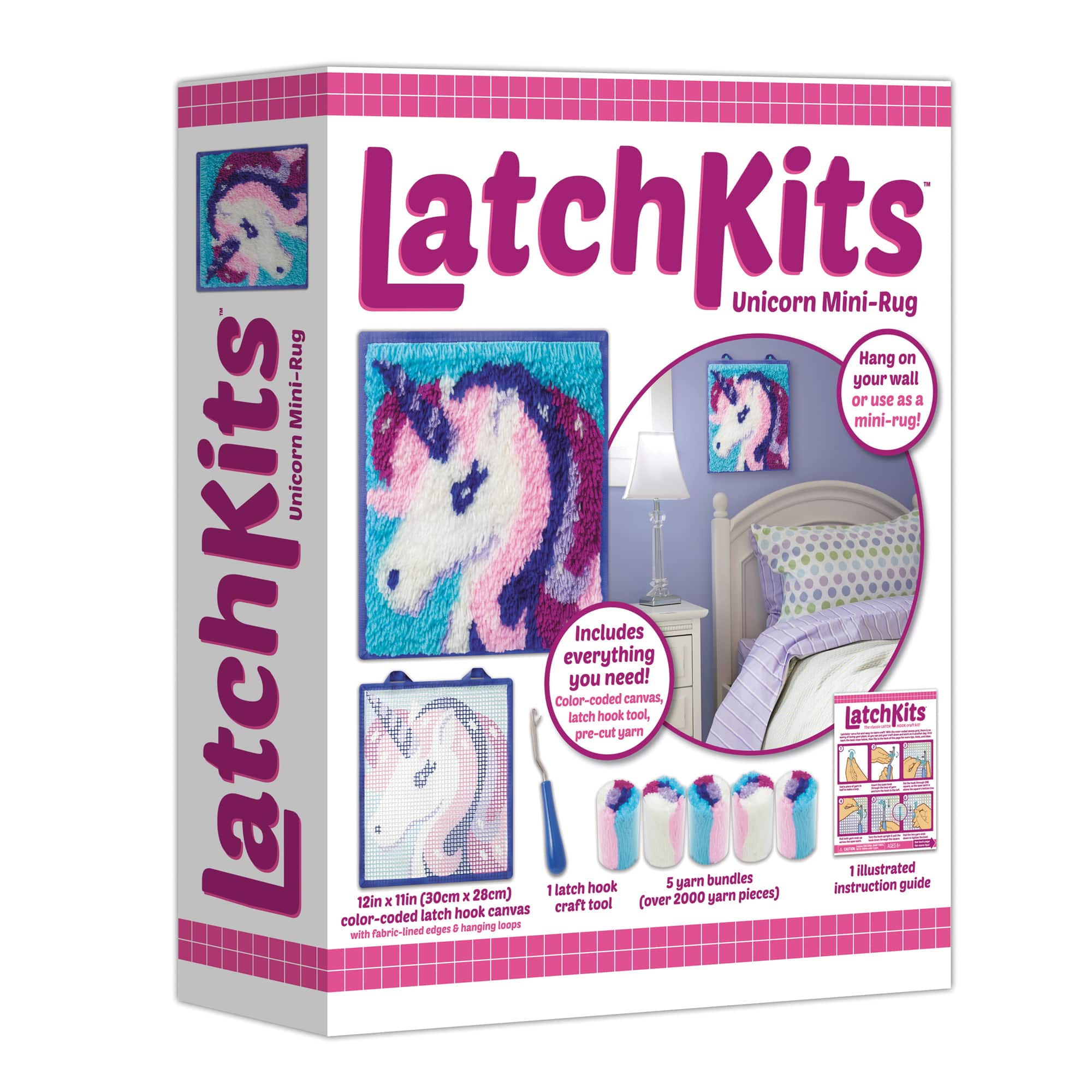 Kahootz Toys LatchKits Mini Rug Unicorn