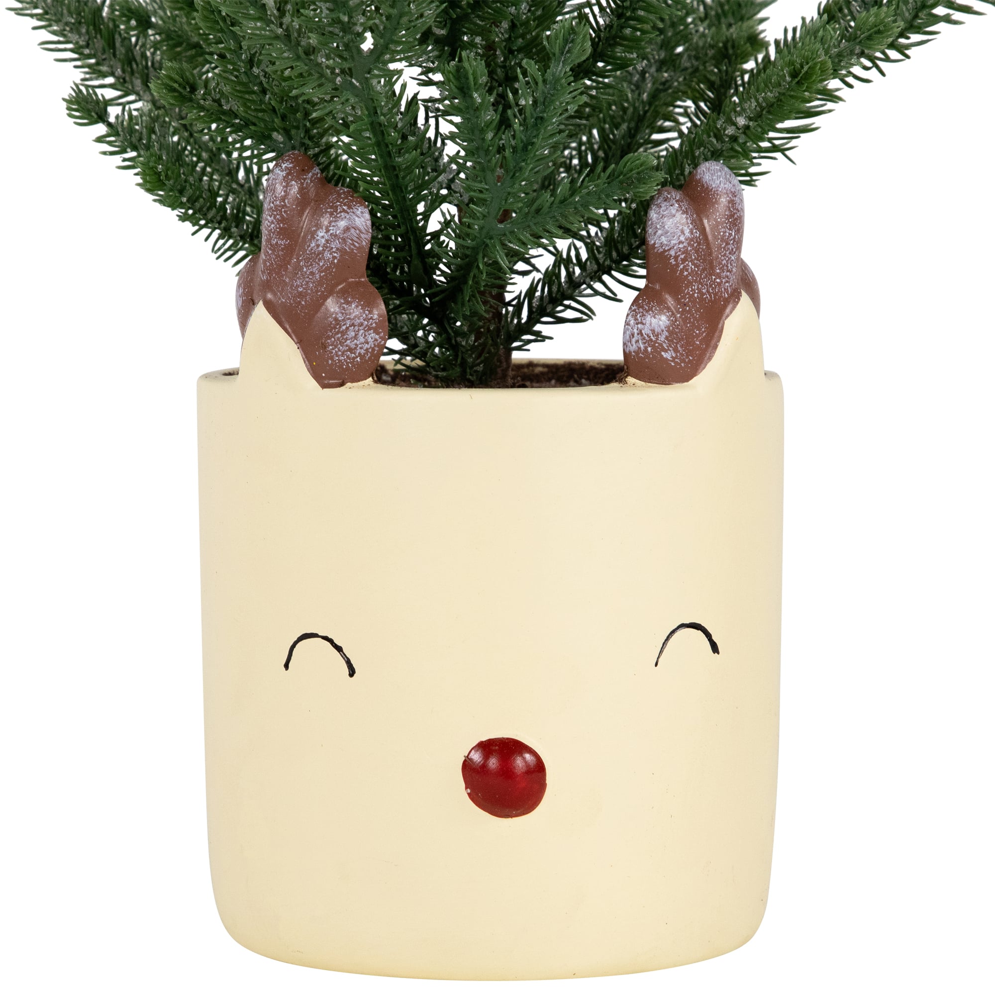 14.25" Unlit Mini Artificial Christmas Tree in Reindeer