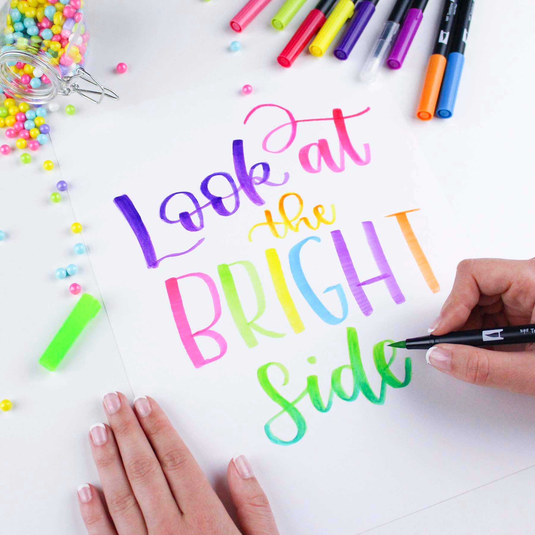 9 Packs: 10 ct. (90 total) Tombow Bright Dual Brush Pen Set