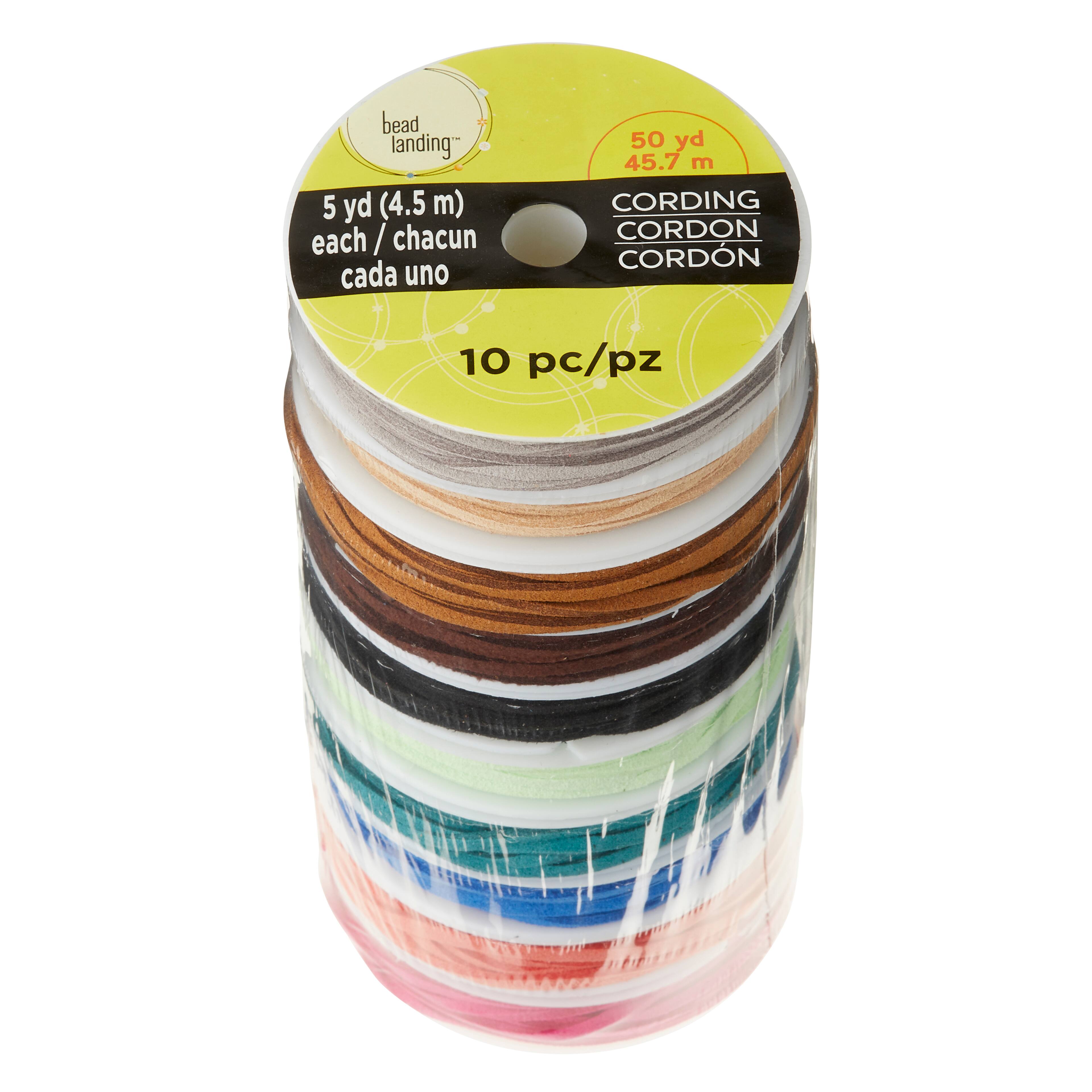 12 Packs: 10 ct. (120 total) Multicolored Faux Suede Cording By Bead Landing&#x2122;