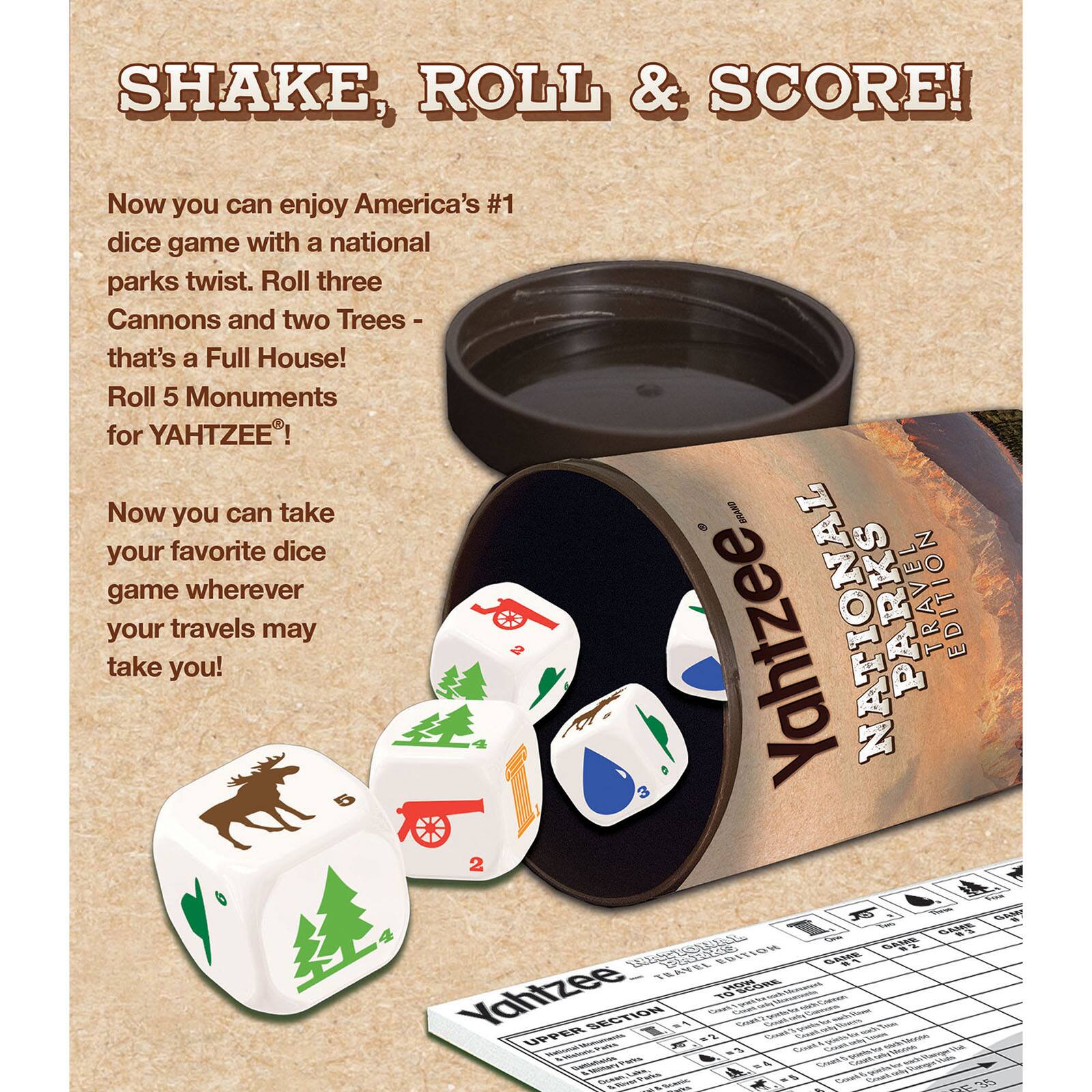 USAopoly YAHTZEE&#xAE;: National Parks Edition