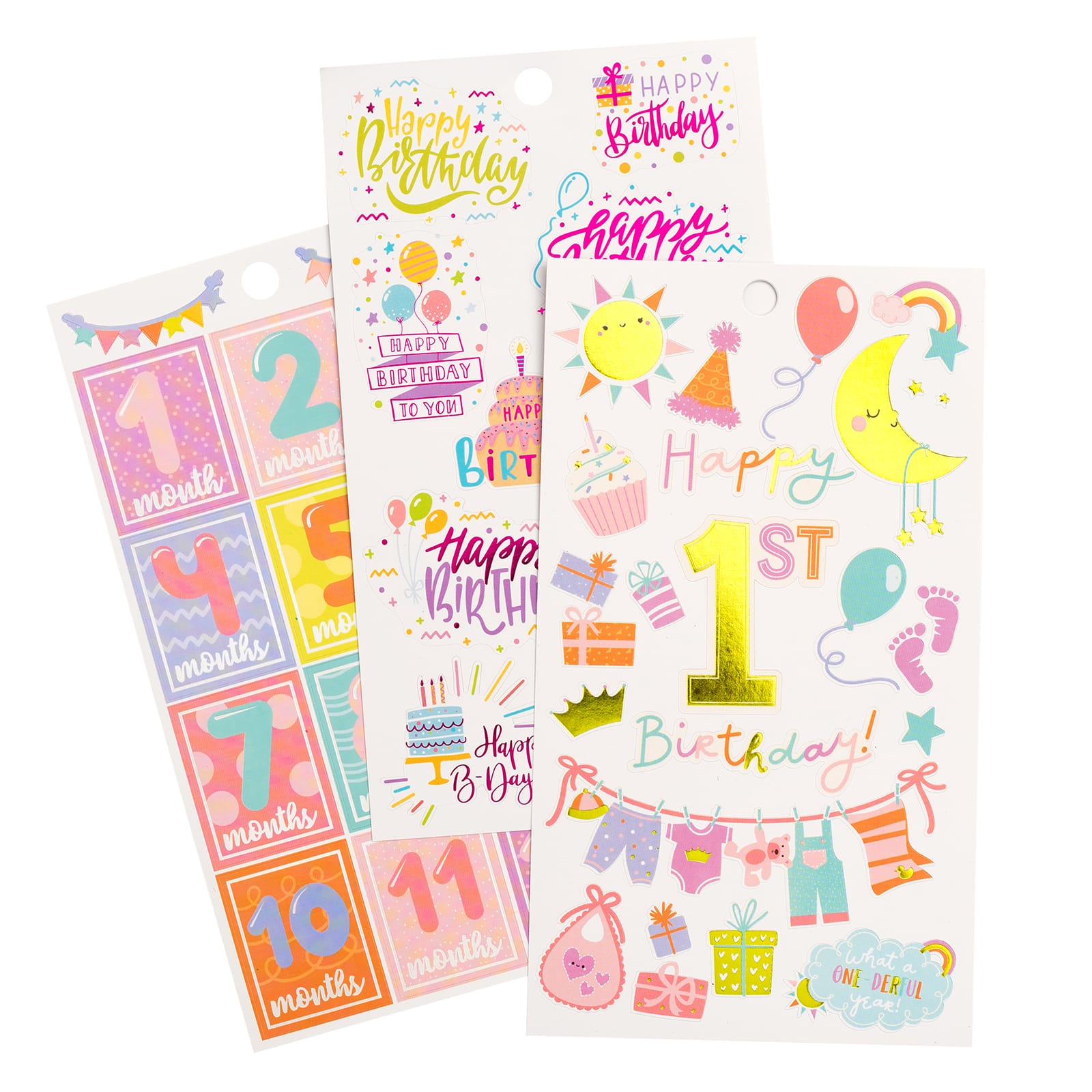 Baby Girl Birthday Sticker Book by Recollections&#x2122;