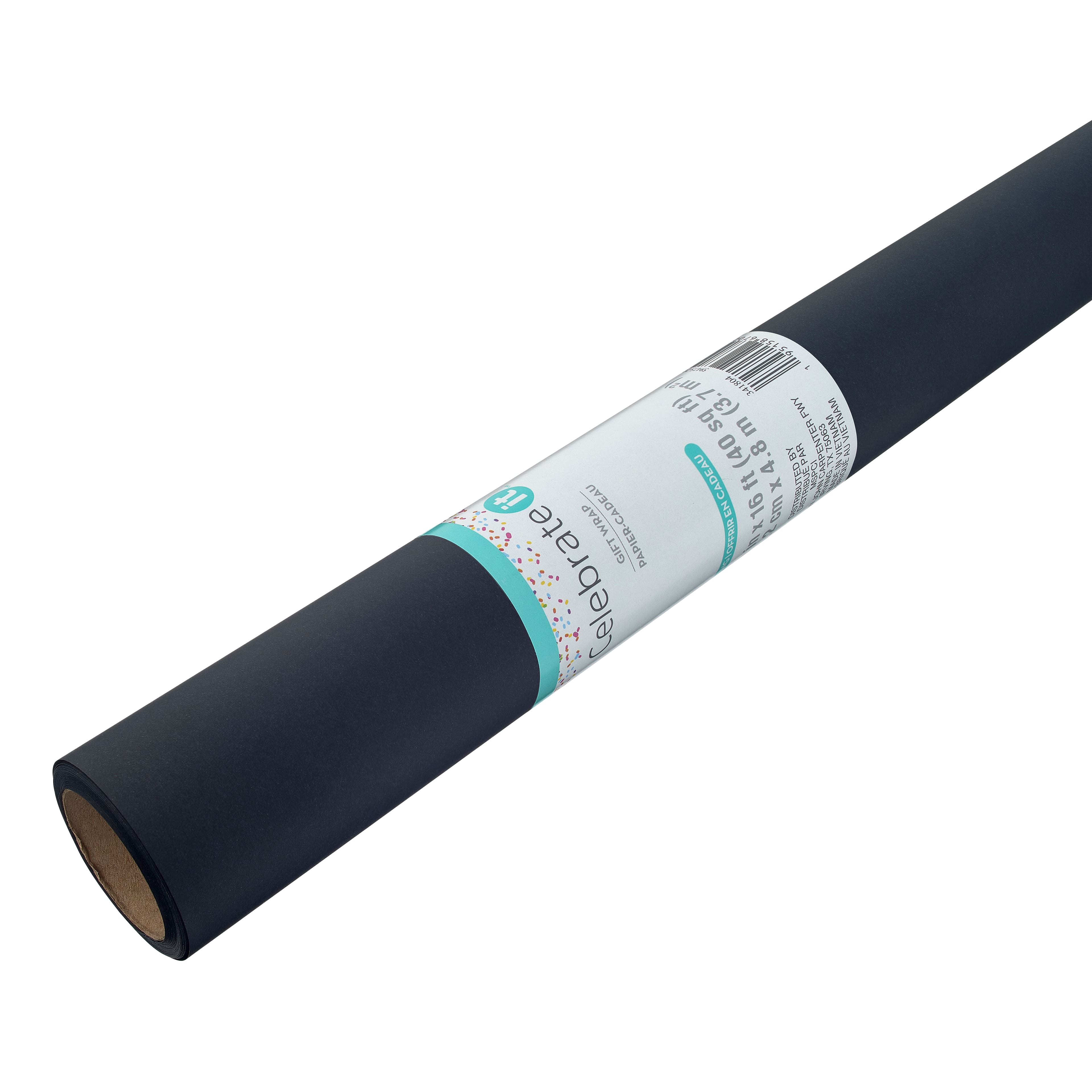 30" Black Gift Wrap by Celebrate It™