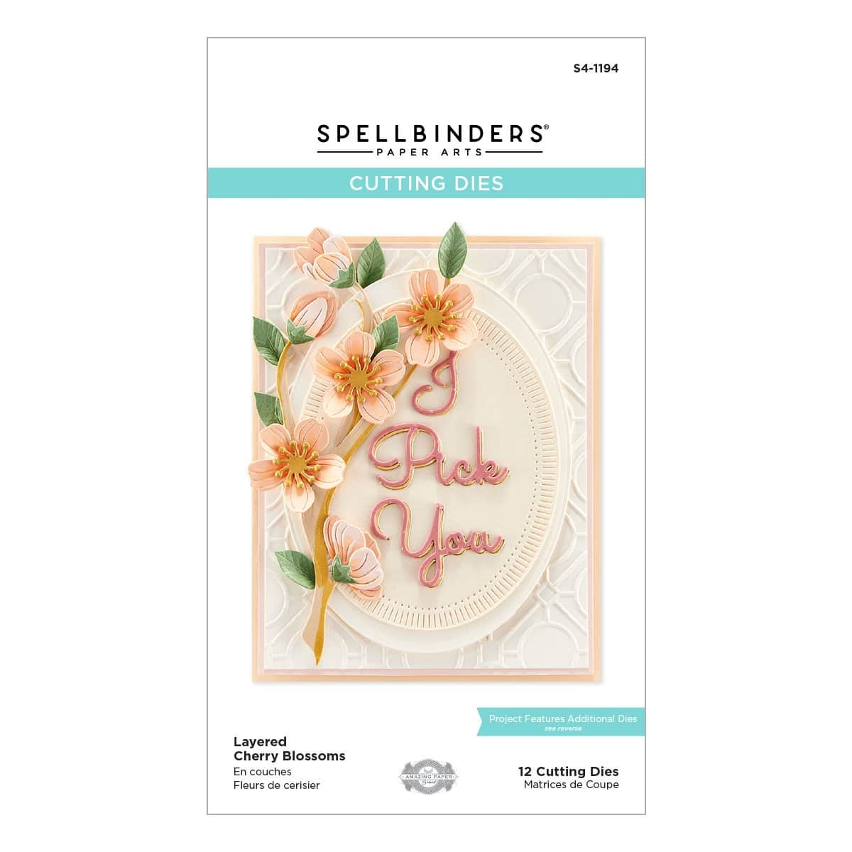 Spellbinders® Layered Fleur Bouquet Cherry Blossoms Etched Dies By Becca Feeken Michaels