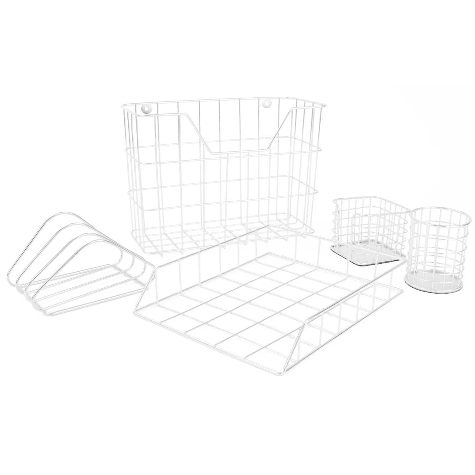 Sorbus 5-Piece Desk Organizer Set for Home & Office