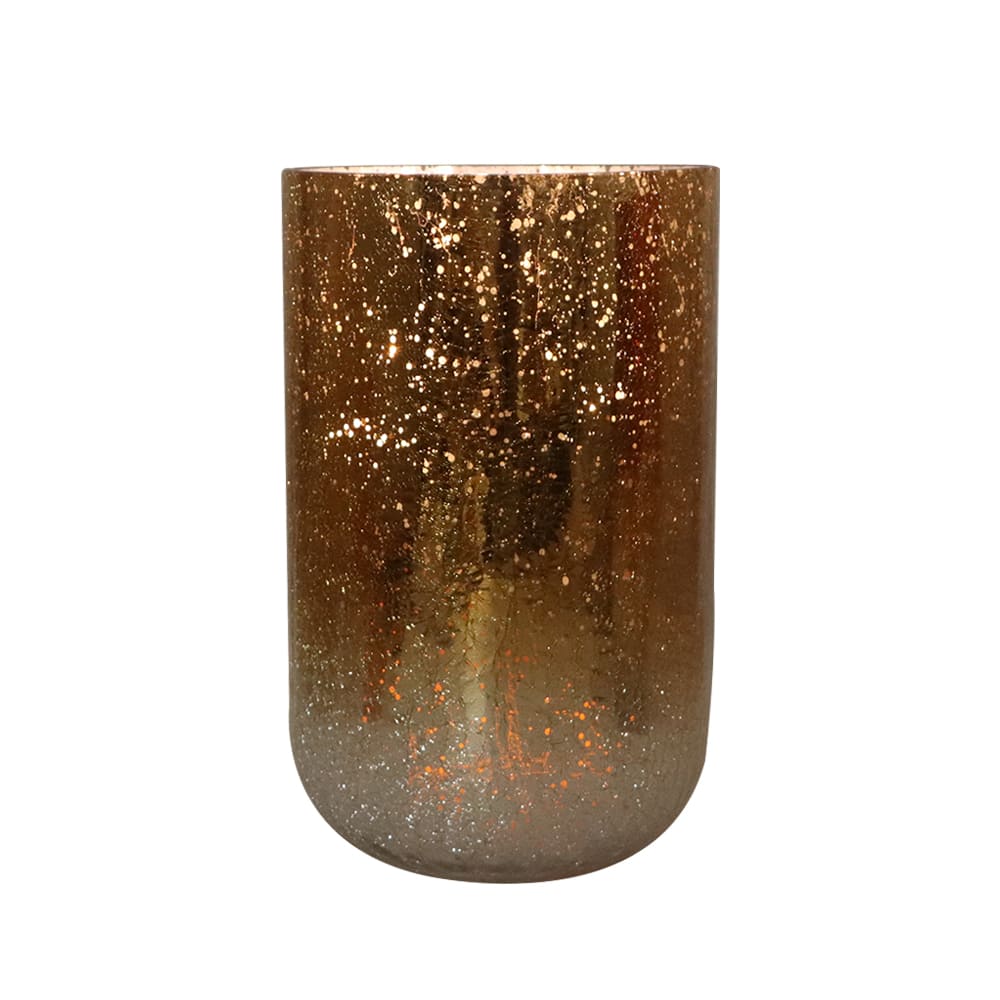 9.5&#x22; Ombre Glass Hurricane Candle Holder by Ashland