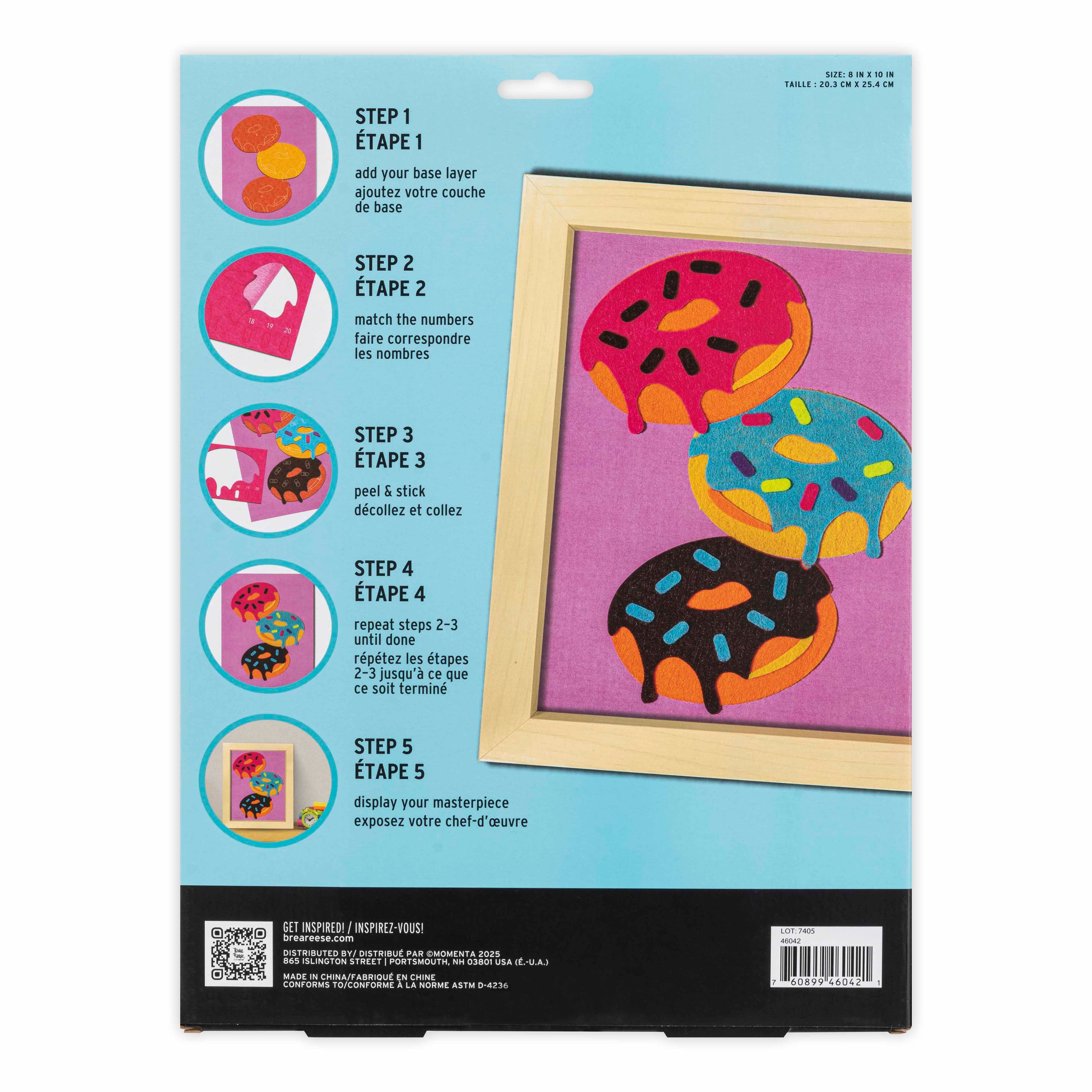VIVID by Brea Reese&#xAE; Donuts Felt Art Kit