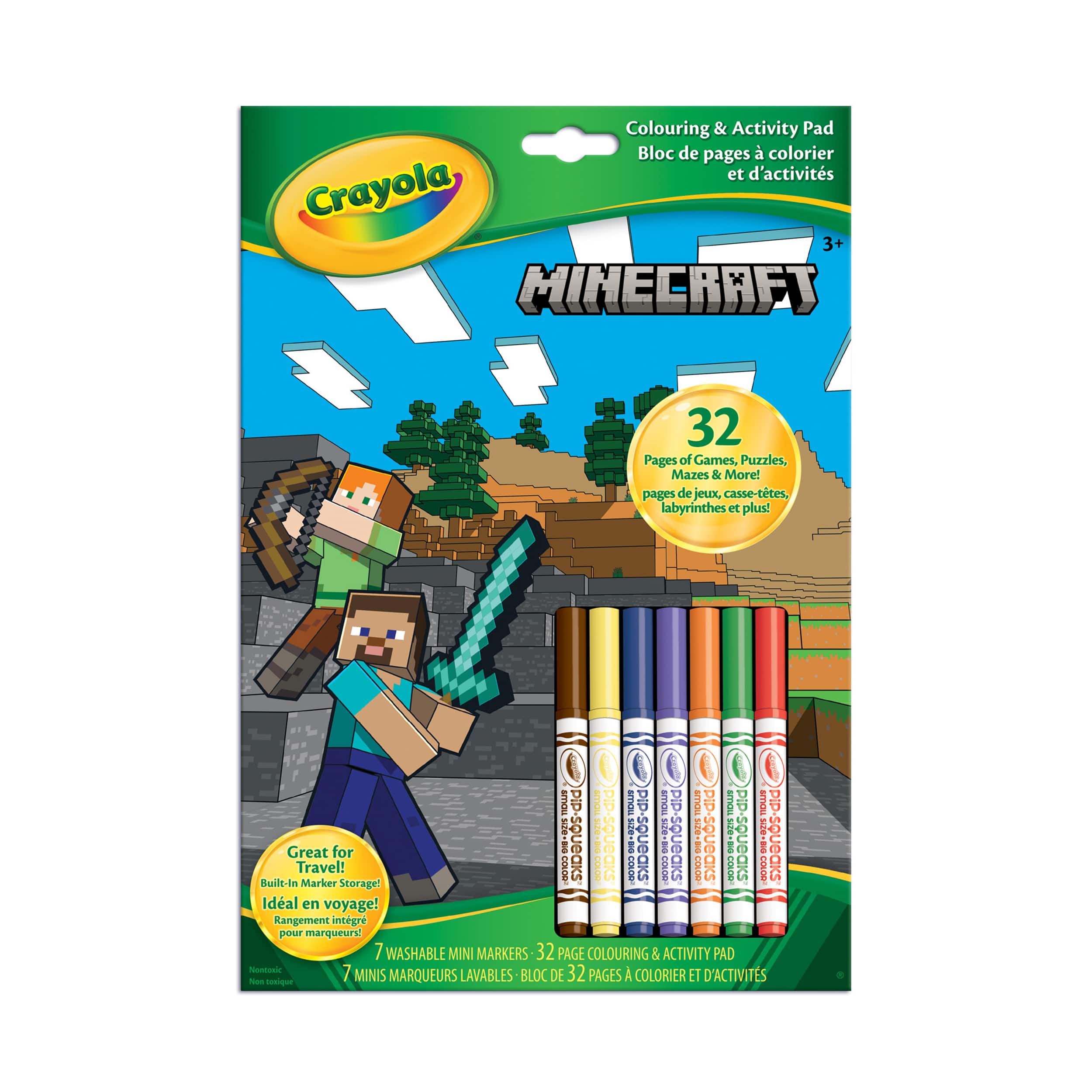 Crayola® Minecraft Colouring & Activity Pad