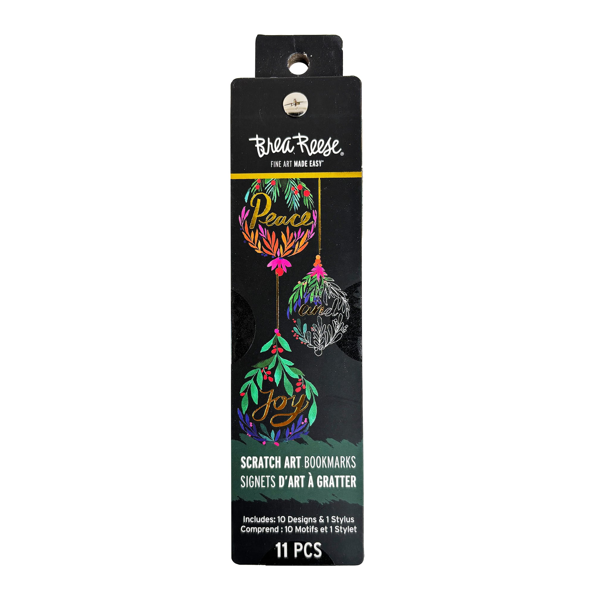 Brea Reese&#x2122; Bright Holiday Scratch Art Bookmarks