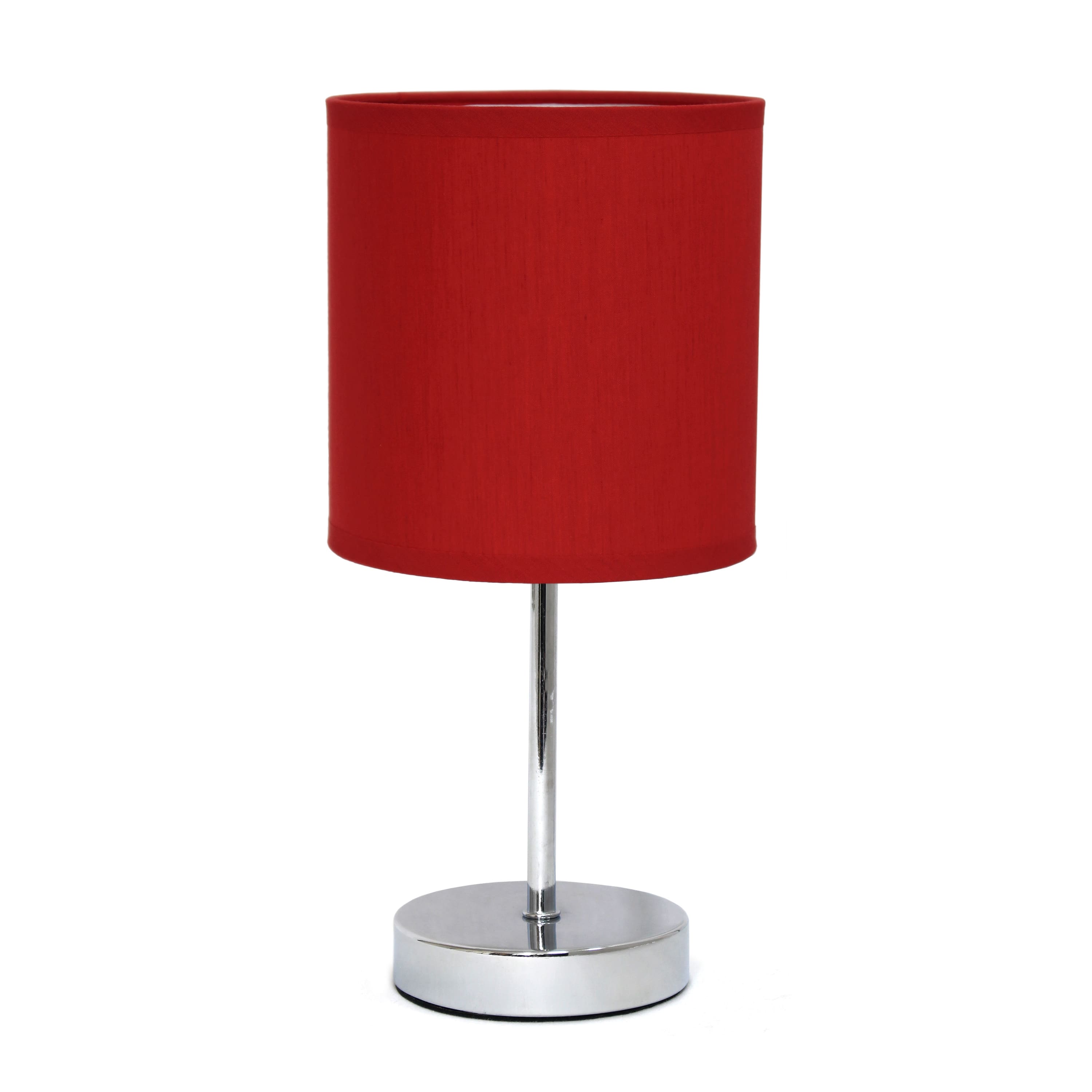 Simple Designs Chrome Mini Table Lamp