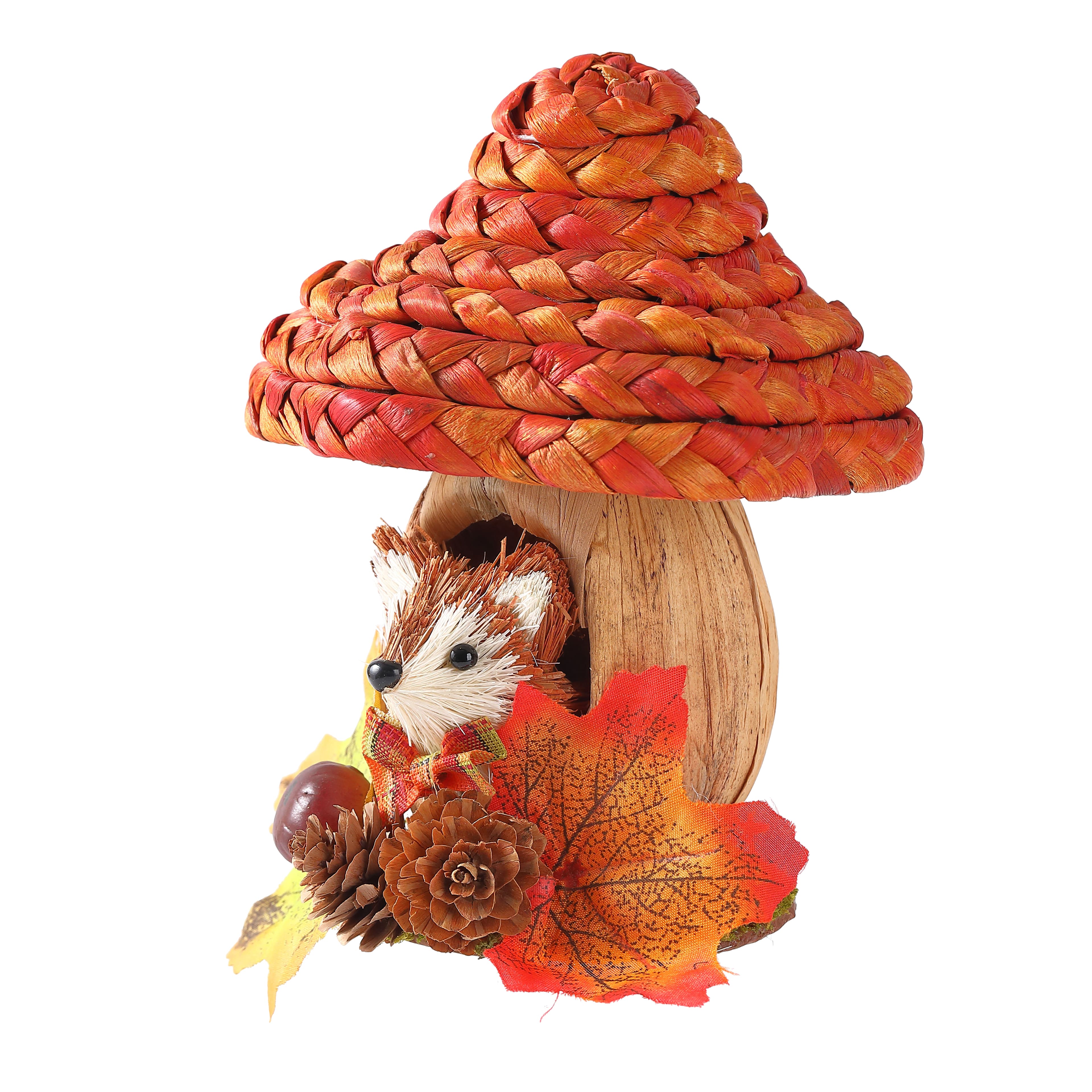 6.25&#x22; Fox in Mushroom House Natural D&#xE9;cor by Ashland&#xAE;