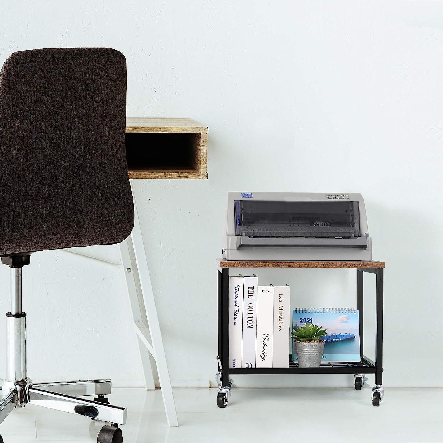 NEX&#x2122; 2-Tier Under Desk Printer Stand