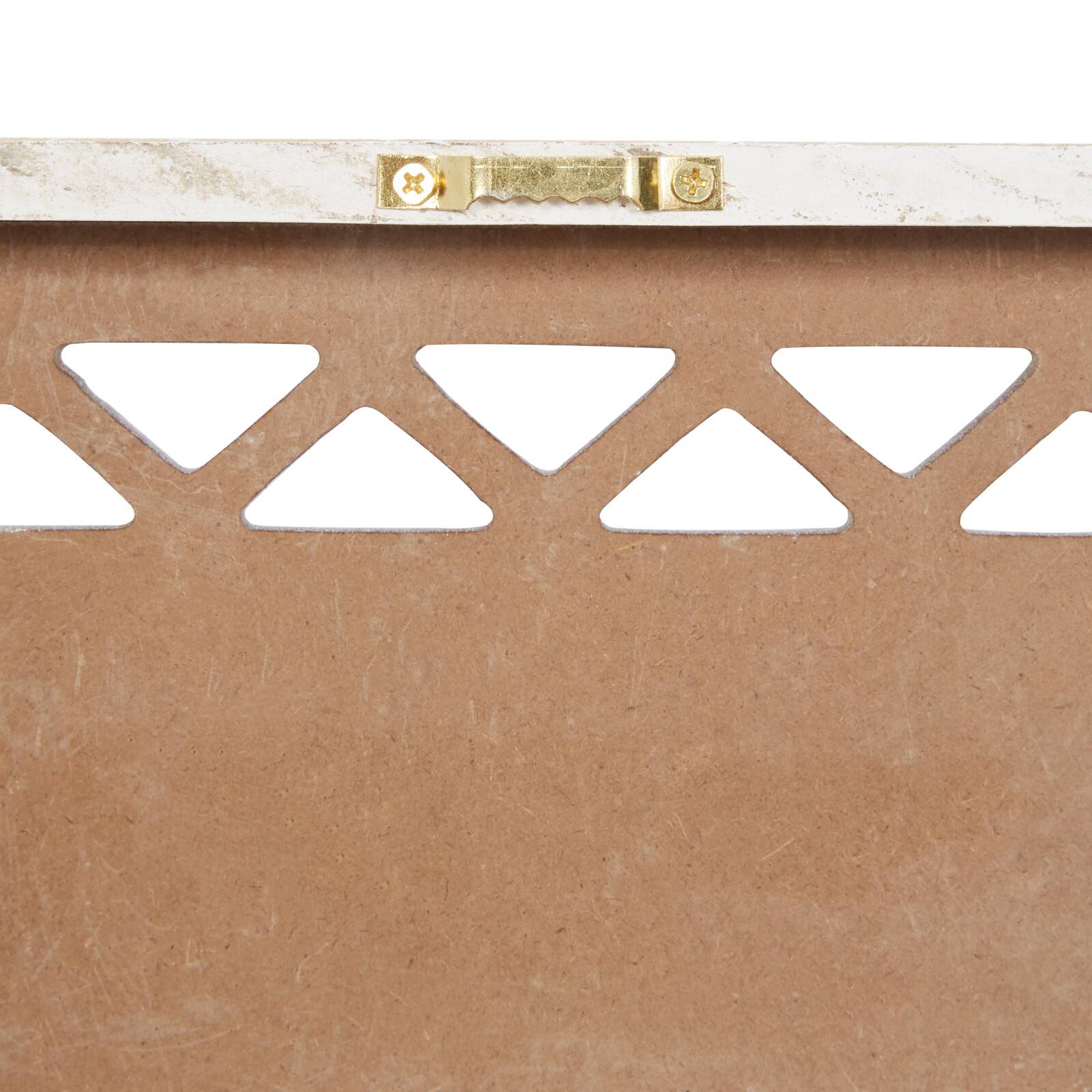 Set of 2 Beige Wood Farmhouse Sign Wall Decor, 12.25" x 7"