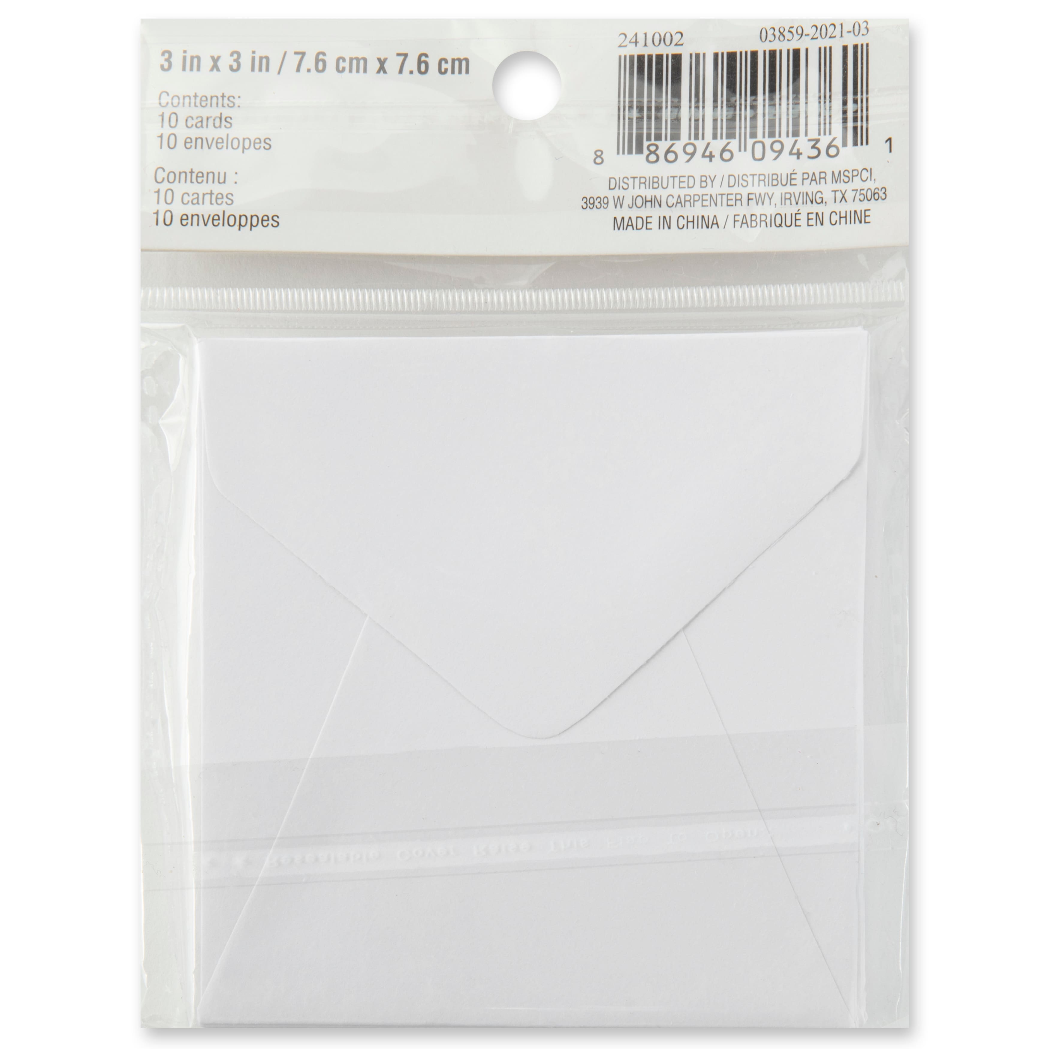 Cards & Envelopes by Recollections™, 3" x 3"