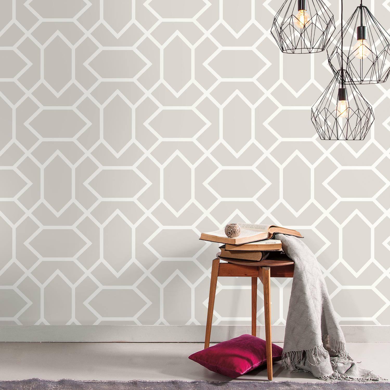 RoomMates Modern Geometric Peel & Stick Wallpaper