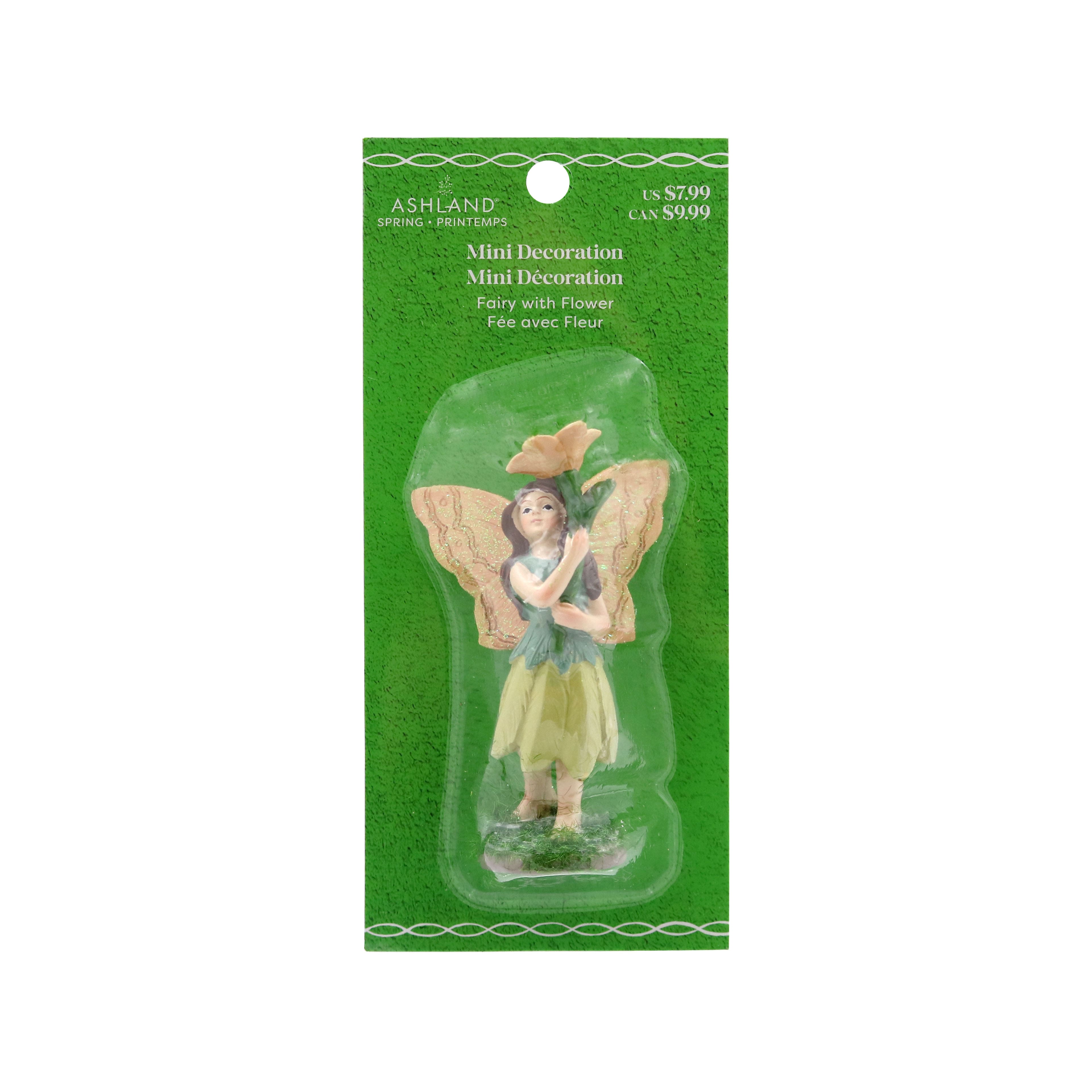Mini Fairy with Flower Figurine by Ashland&#xAE;
