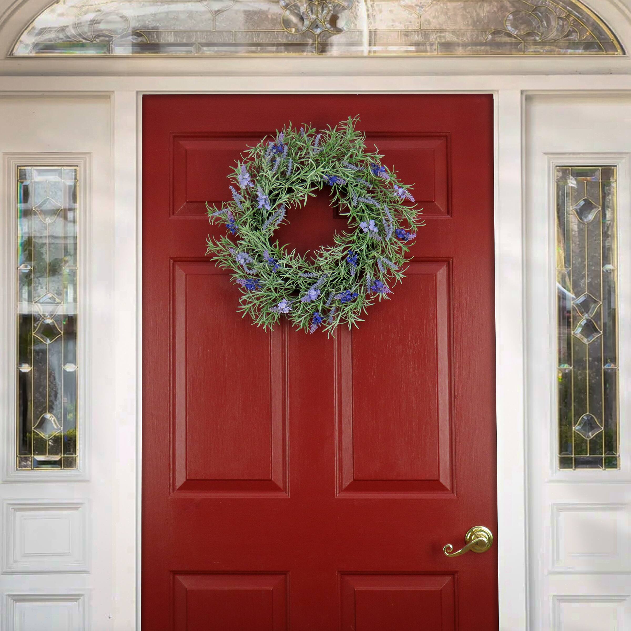 19" Spring Lavender and Rosemary Wreath