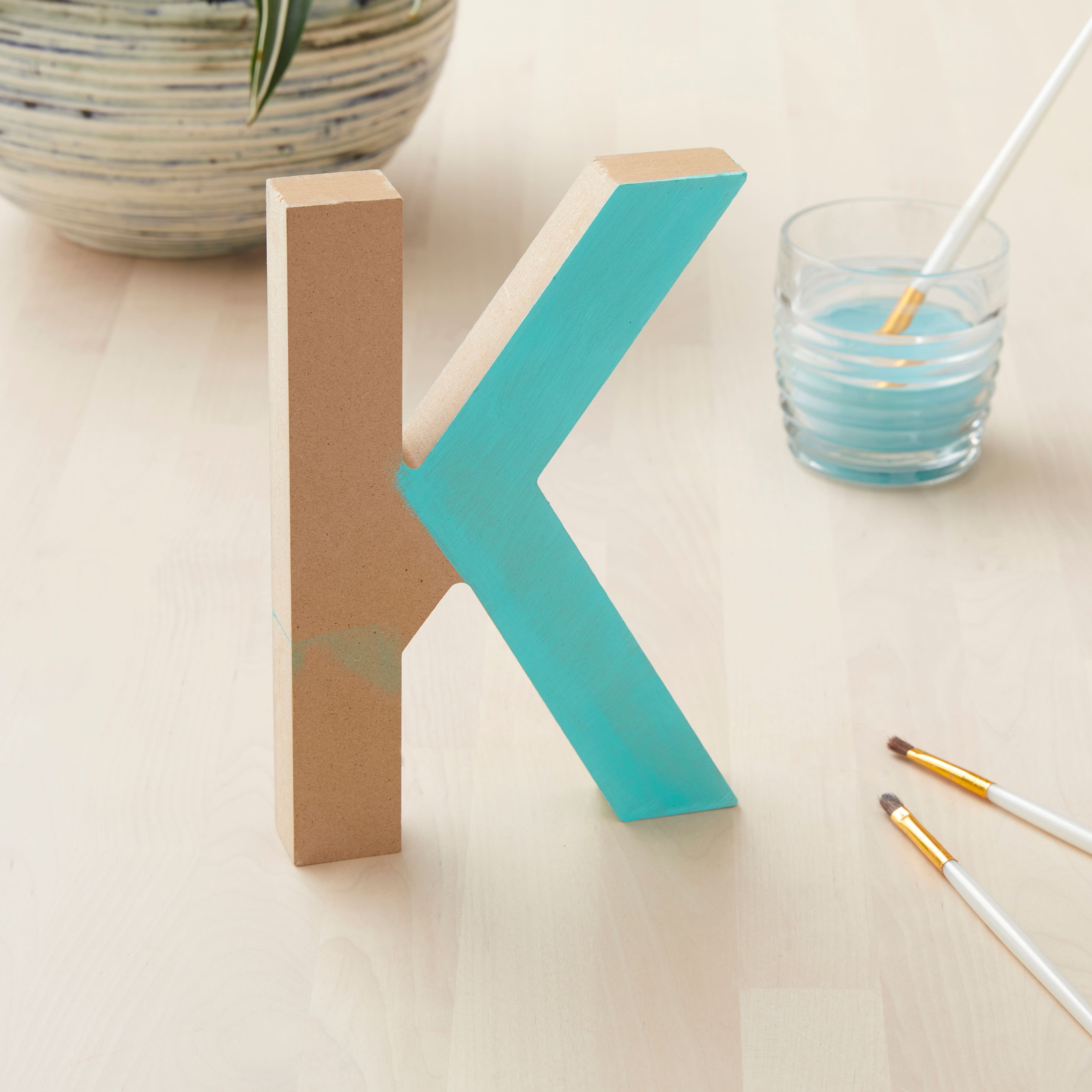 6 Pack: 8&#x22; MDF Block Letter by Make Market&#xAE;