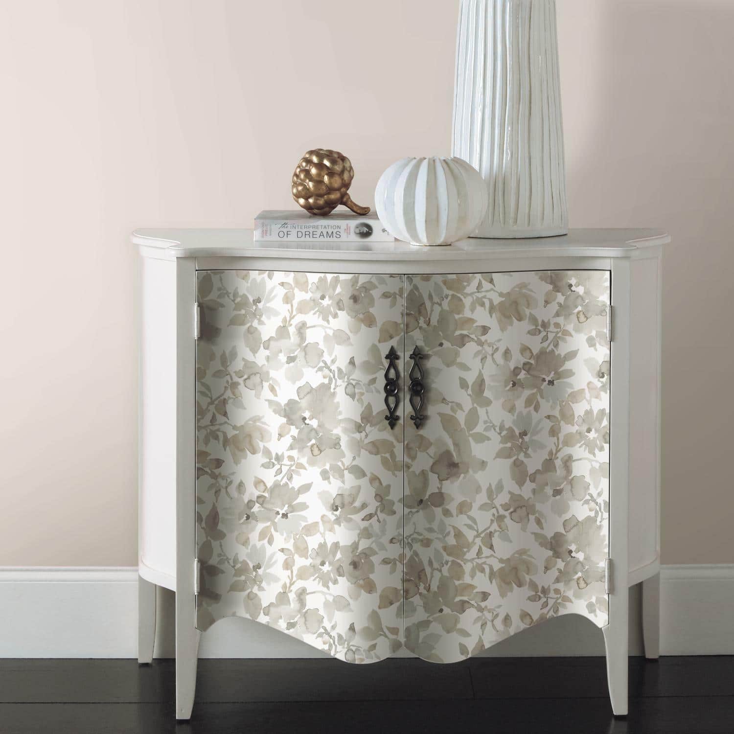 RoomMates Watercolor Floral Peel & Stick Wallpaper