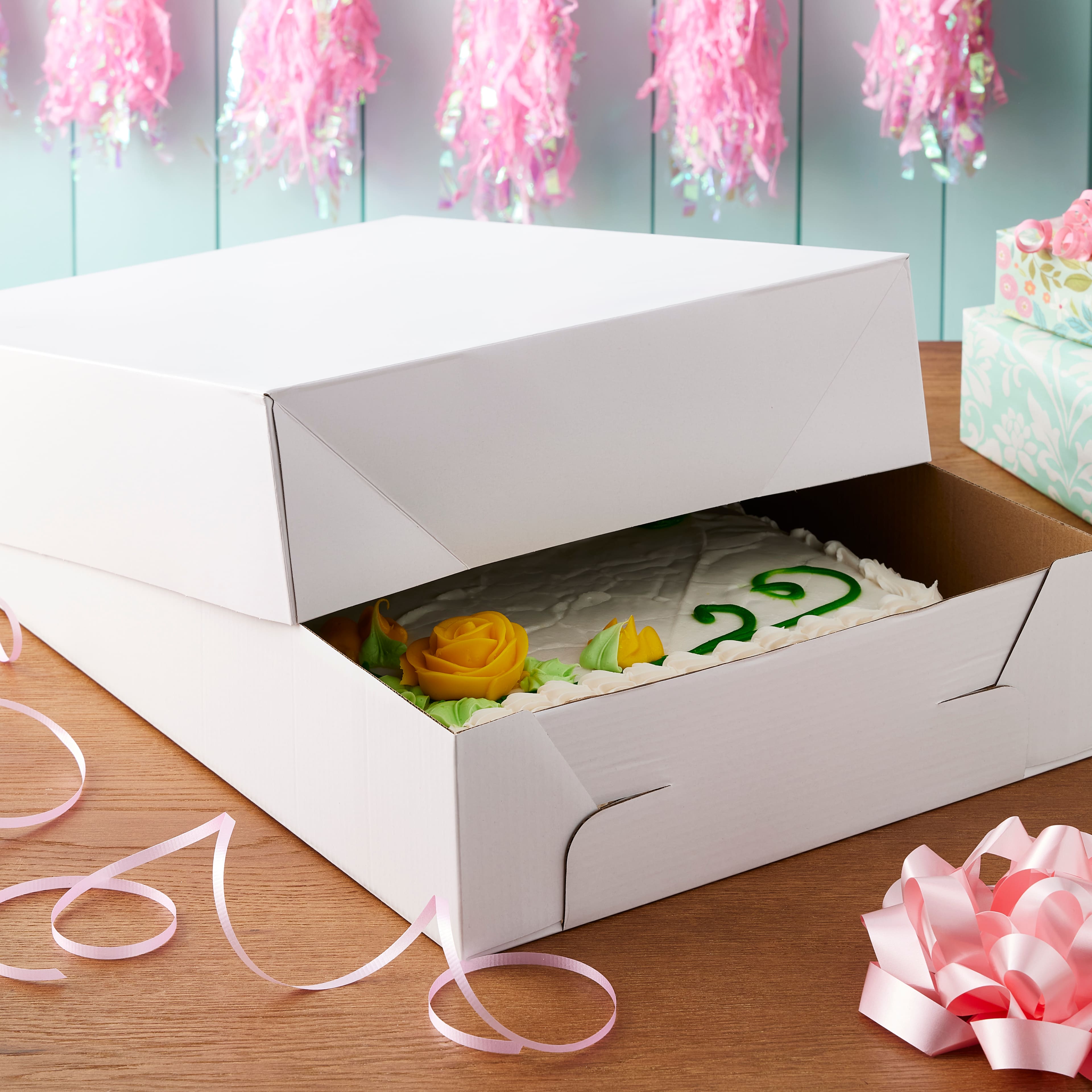 6 Packs: 2 ct. (12 total) 19&#x22; x 14&#x22; Cake Boxes by Celebrate It&#xAE;