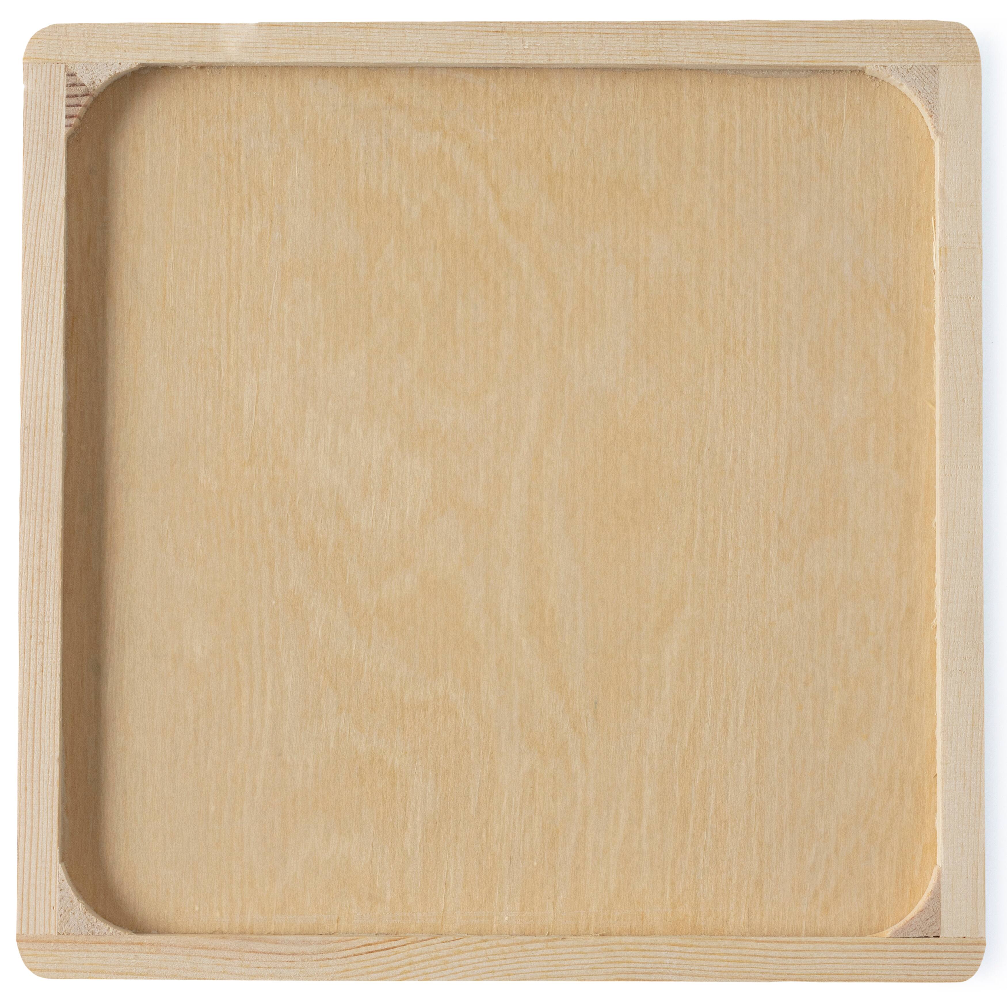 12 Pack: 9&#x22; Square Mosaic Wood Plaque by Make Market&#xAE;