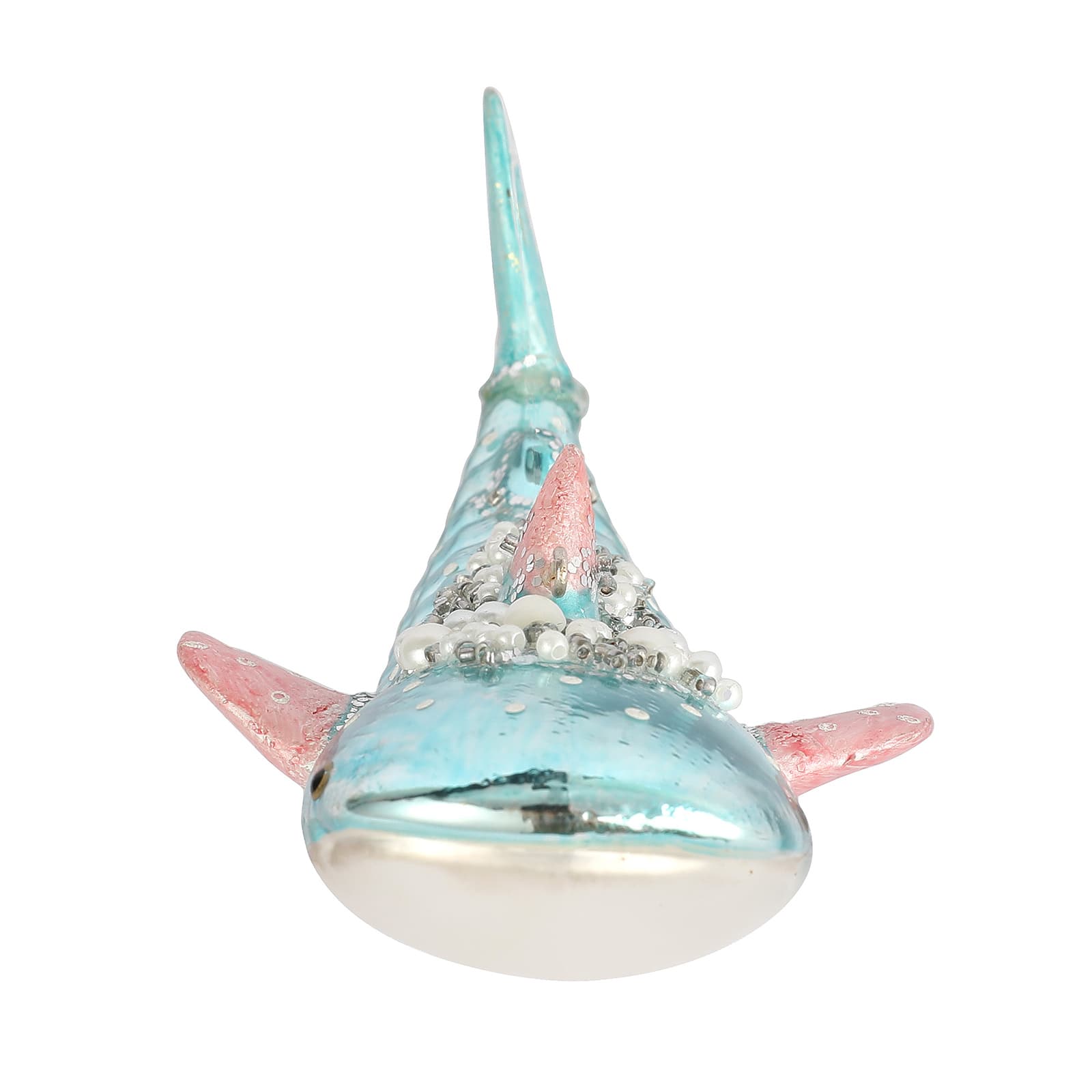 5.5&#x22; Shark Glass Ornament by Ashland&#xAE;