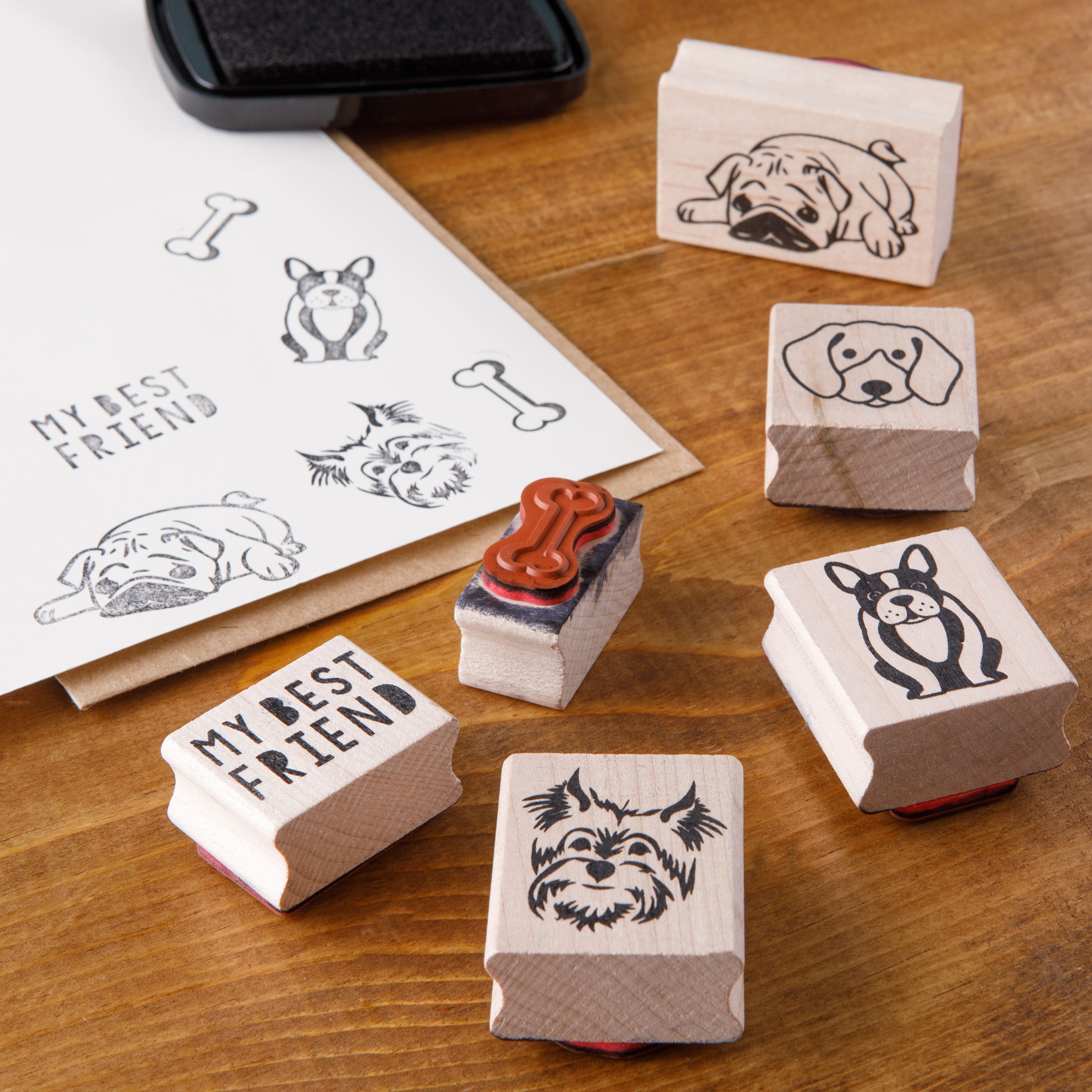 Dogs Wood Stamp Set by Recollections&#x2122;