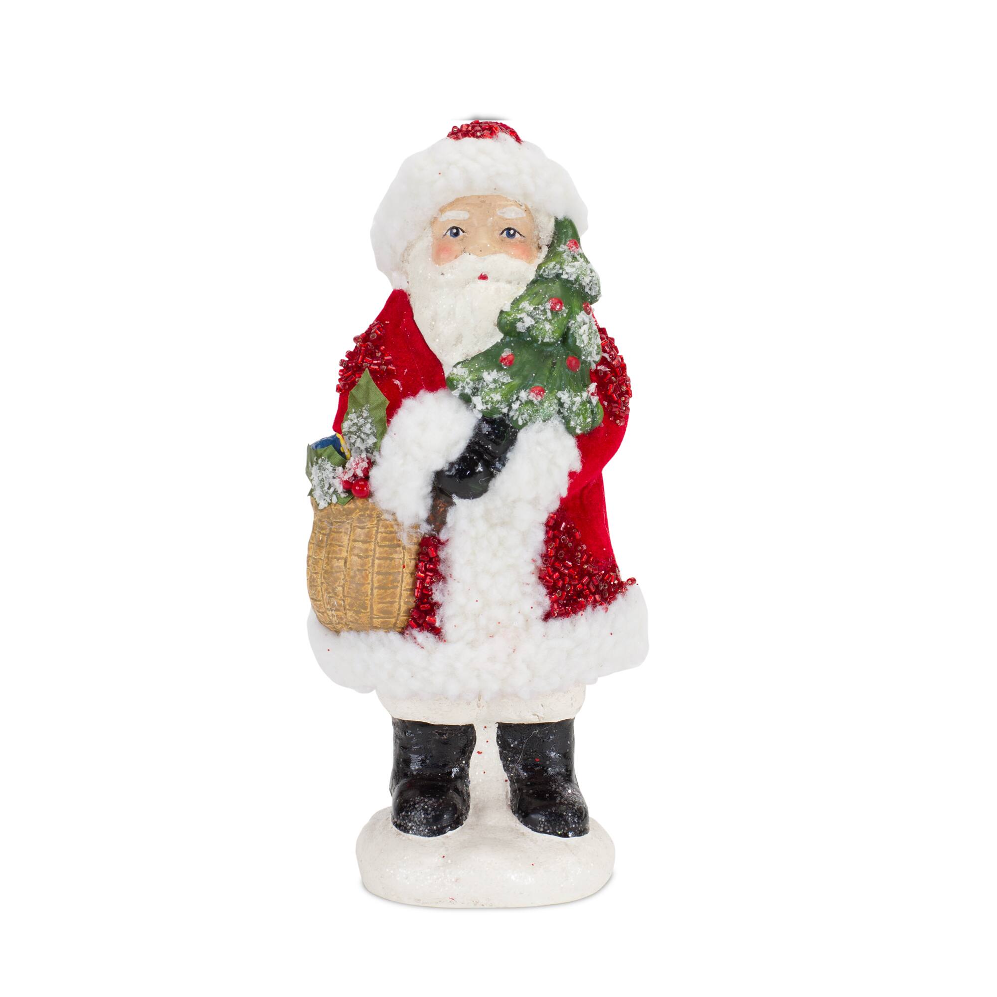 8.75&#x22; Santa Figurine Set