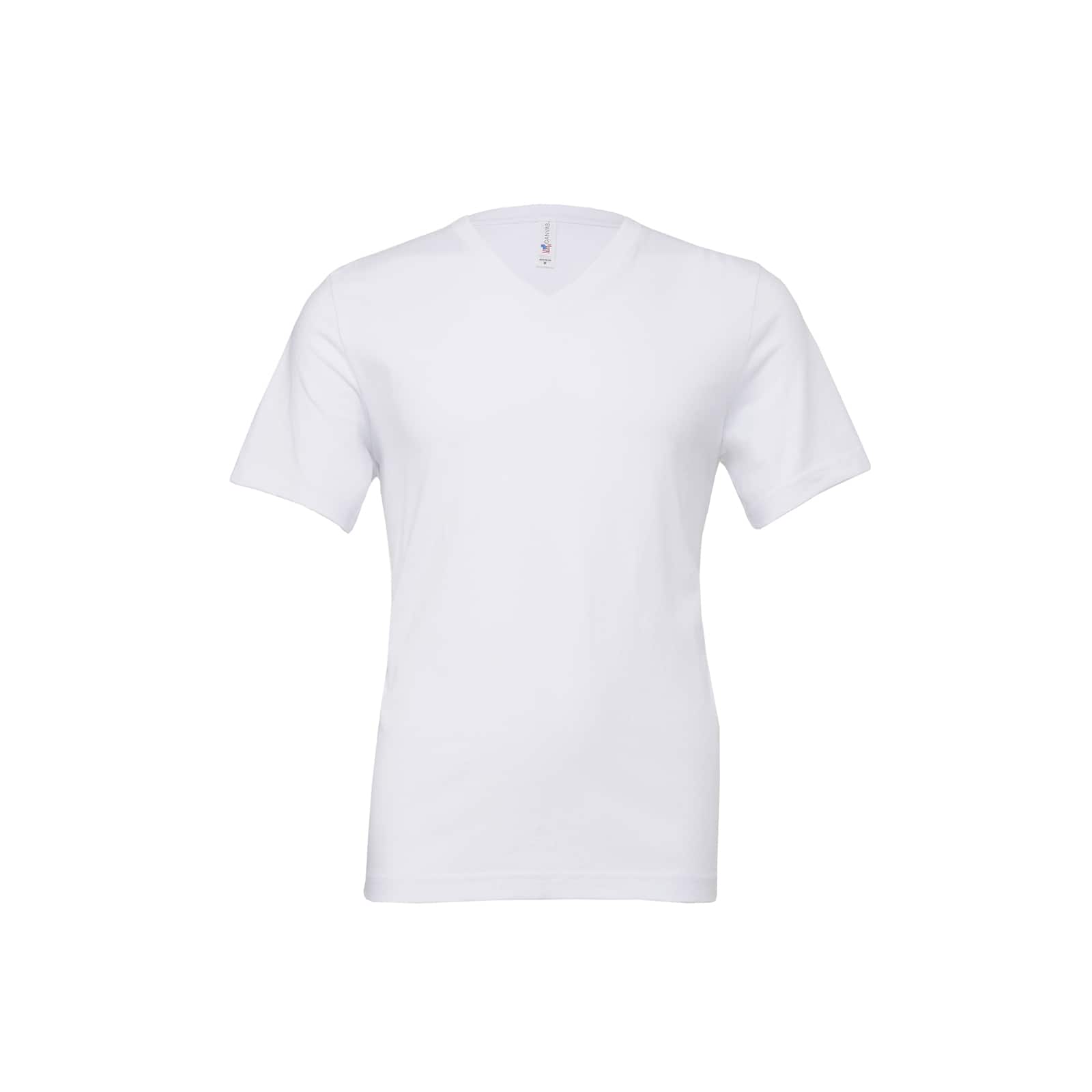 6 Pack: BELLA+CANVAS&#xAE; Short Sleeve V-Neck Adult Unisex Cotton Jersey T-Shirt