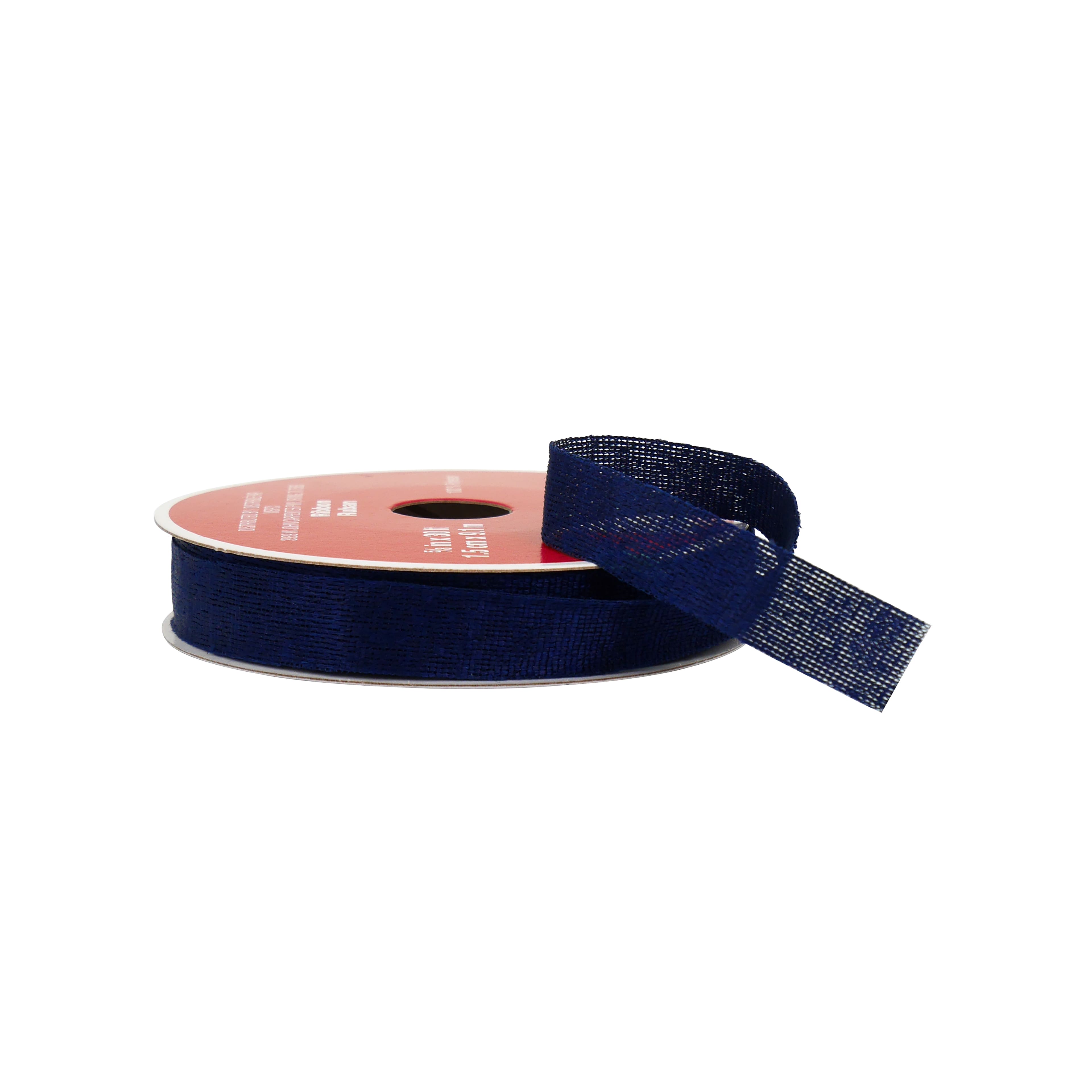 5/8&#x22; x 30ft. Blue Velvet Ribbon by Celebrate It&#xAE;