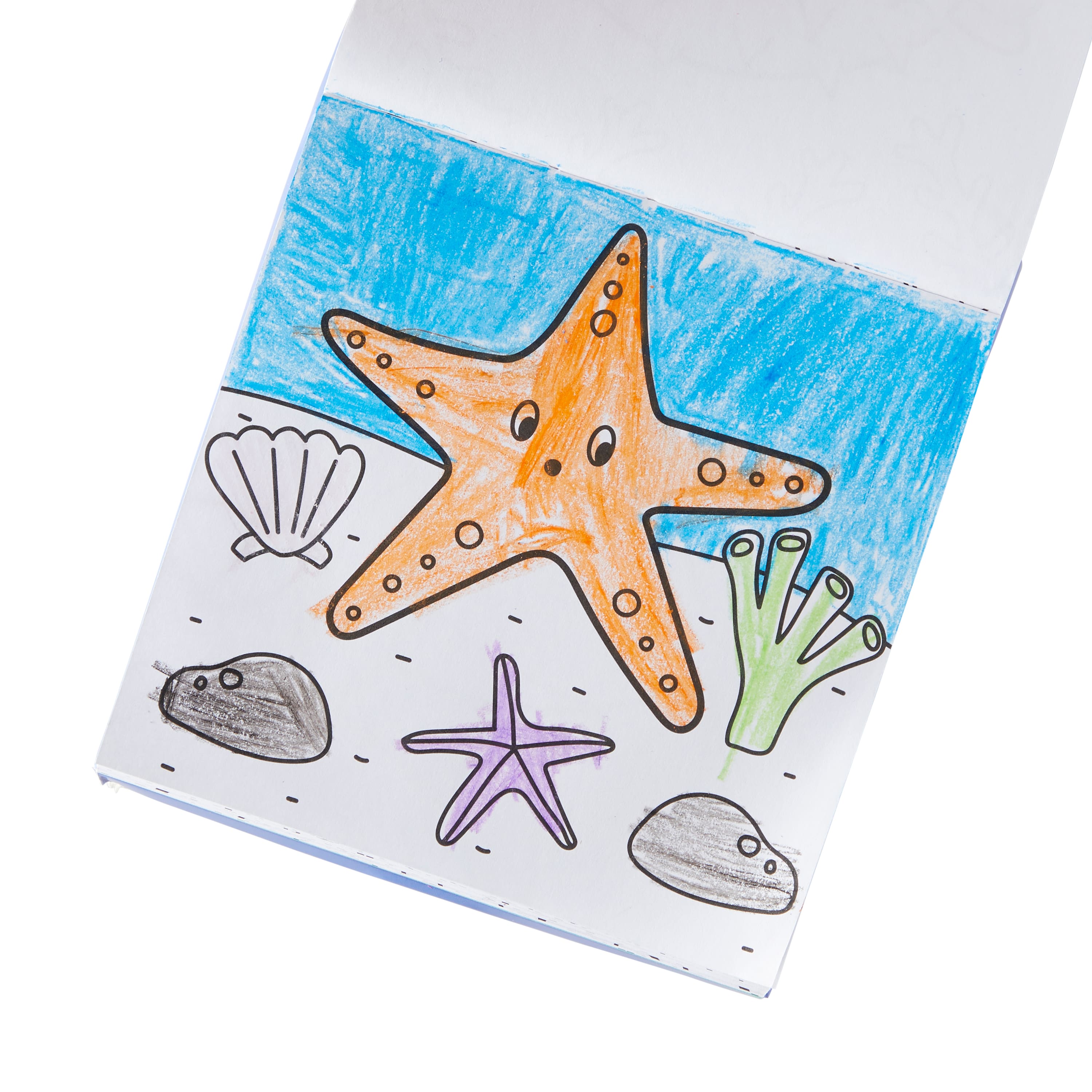 OOLY Sea Life Carry Along Crayon & Coloring Book Kit, 10ct.
