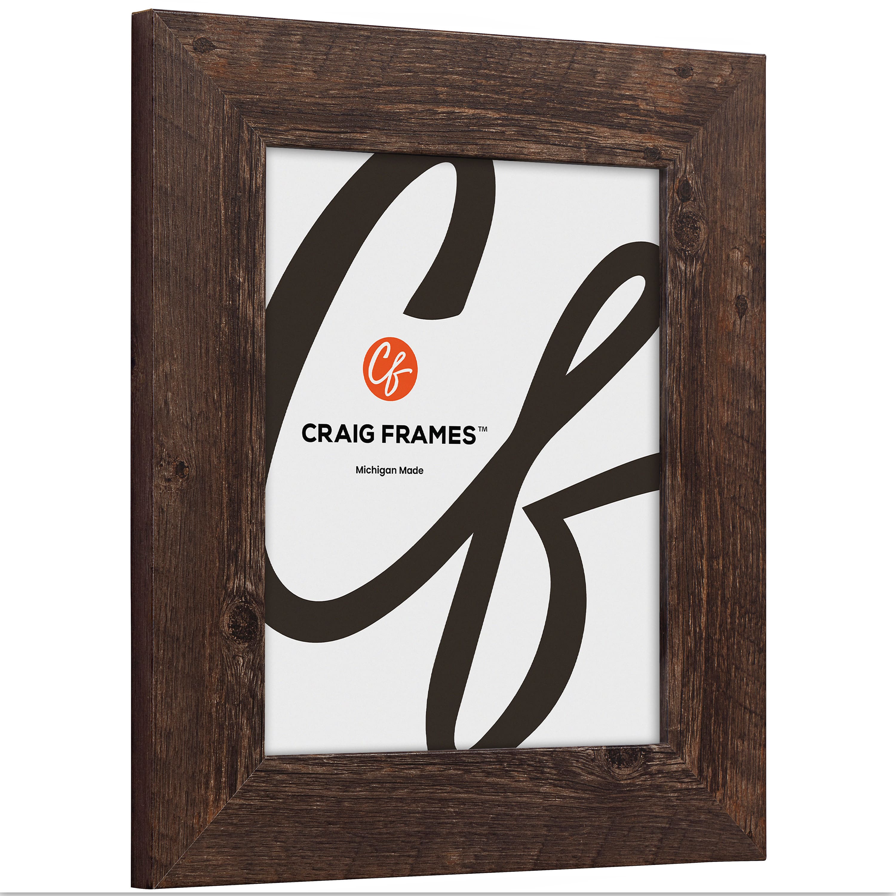 2 Pack Craig Frames American Barn Brown Oak Picture Frame