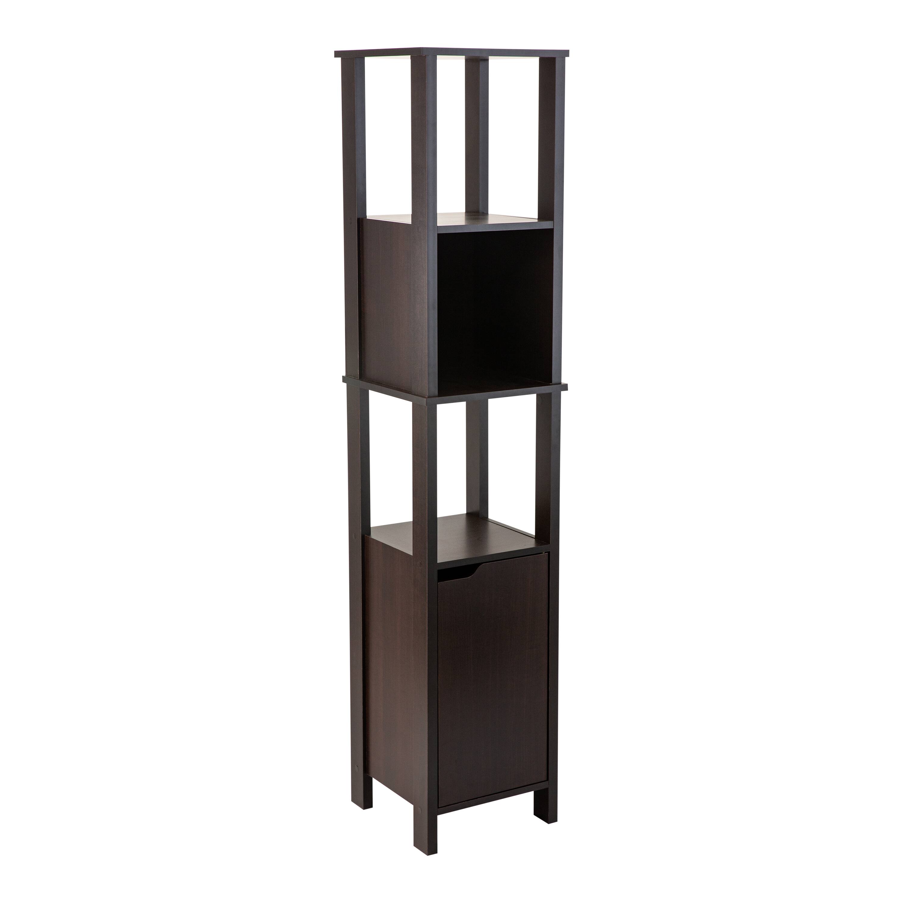 Organize It All 67&#x22; Espresso 5-Shelf Ambassador High Cabinet