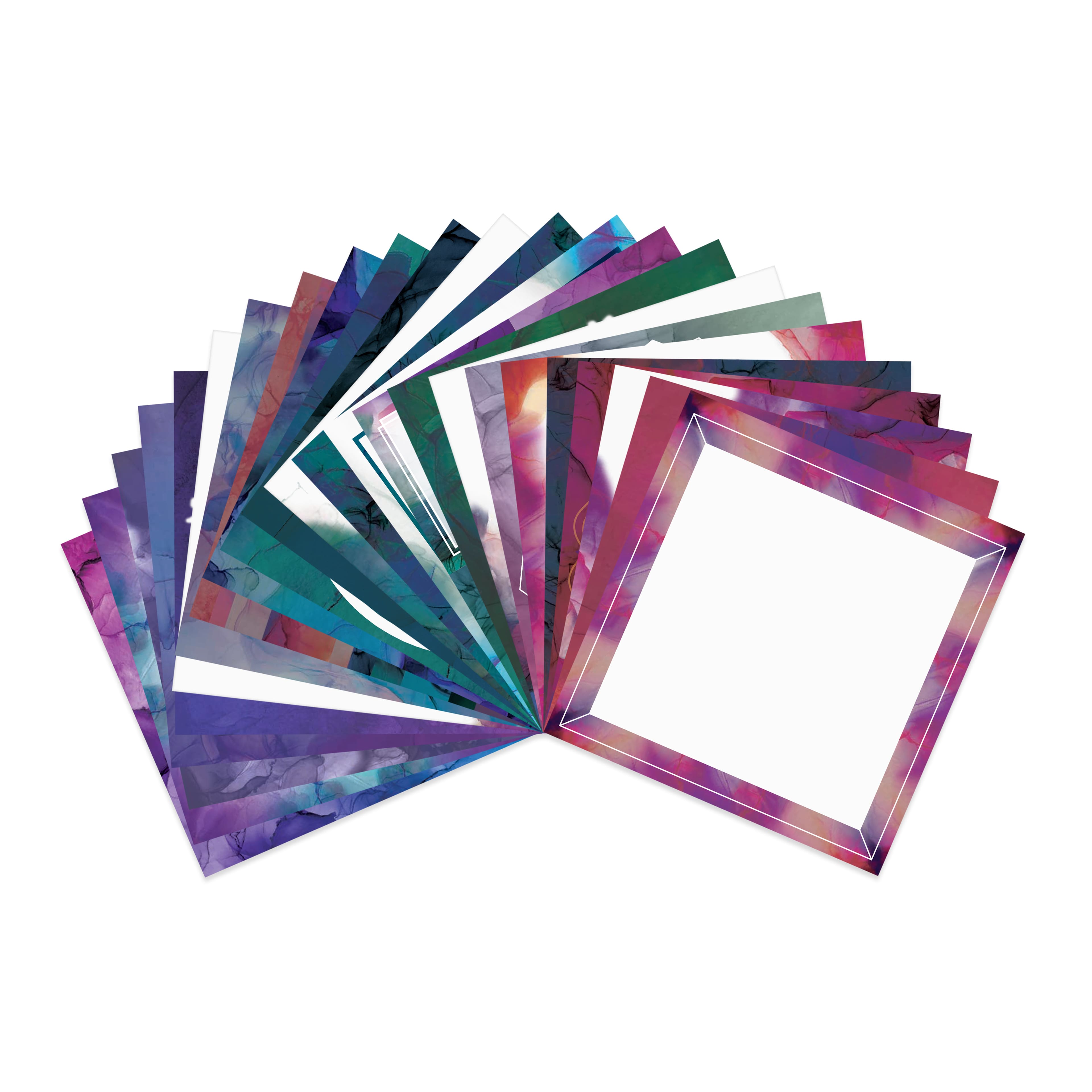 12 Pack: 6" x 6" Jewel Toned Inks Paper Pad by Recollections™