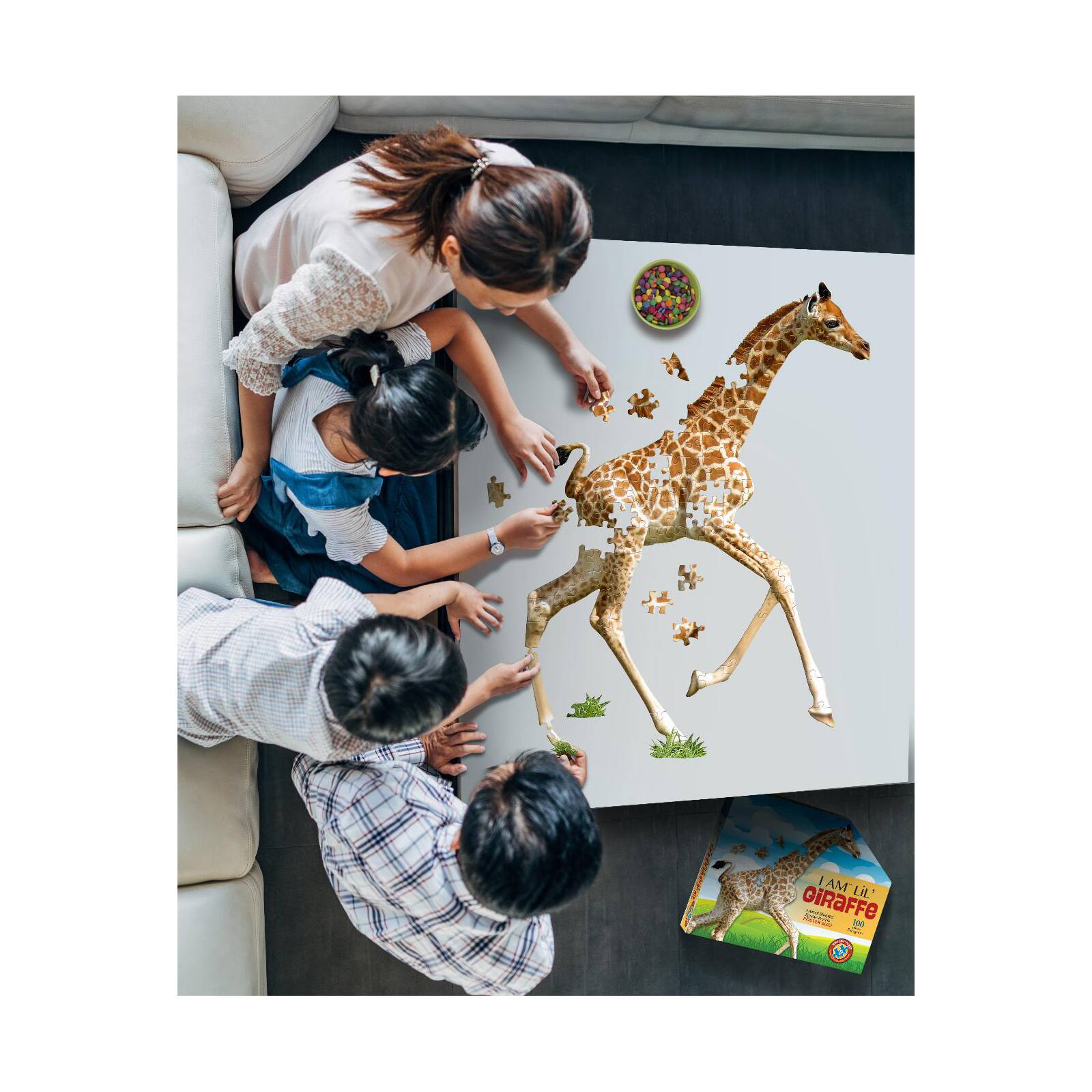Madd Capp™ I Am™ Lil' Giraffe Animal-Shaped 100 Piece Jigsaw Puzzle