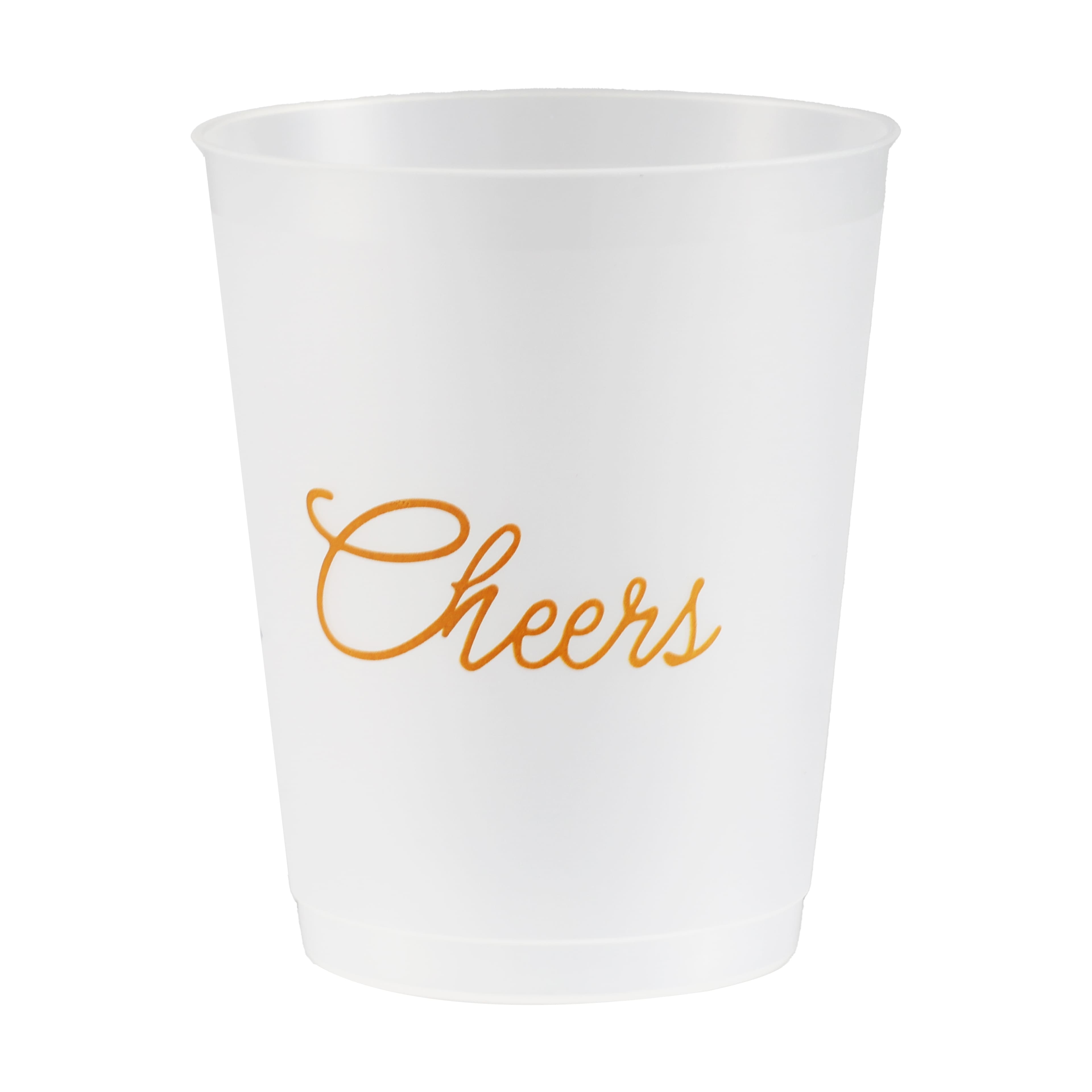 15.5oz. Cheers Frosted Plastic Cups, 6ct. by Celebrate It&#x2122;