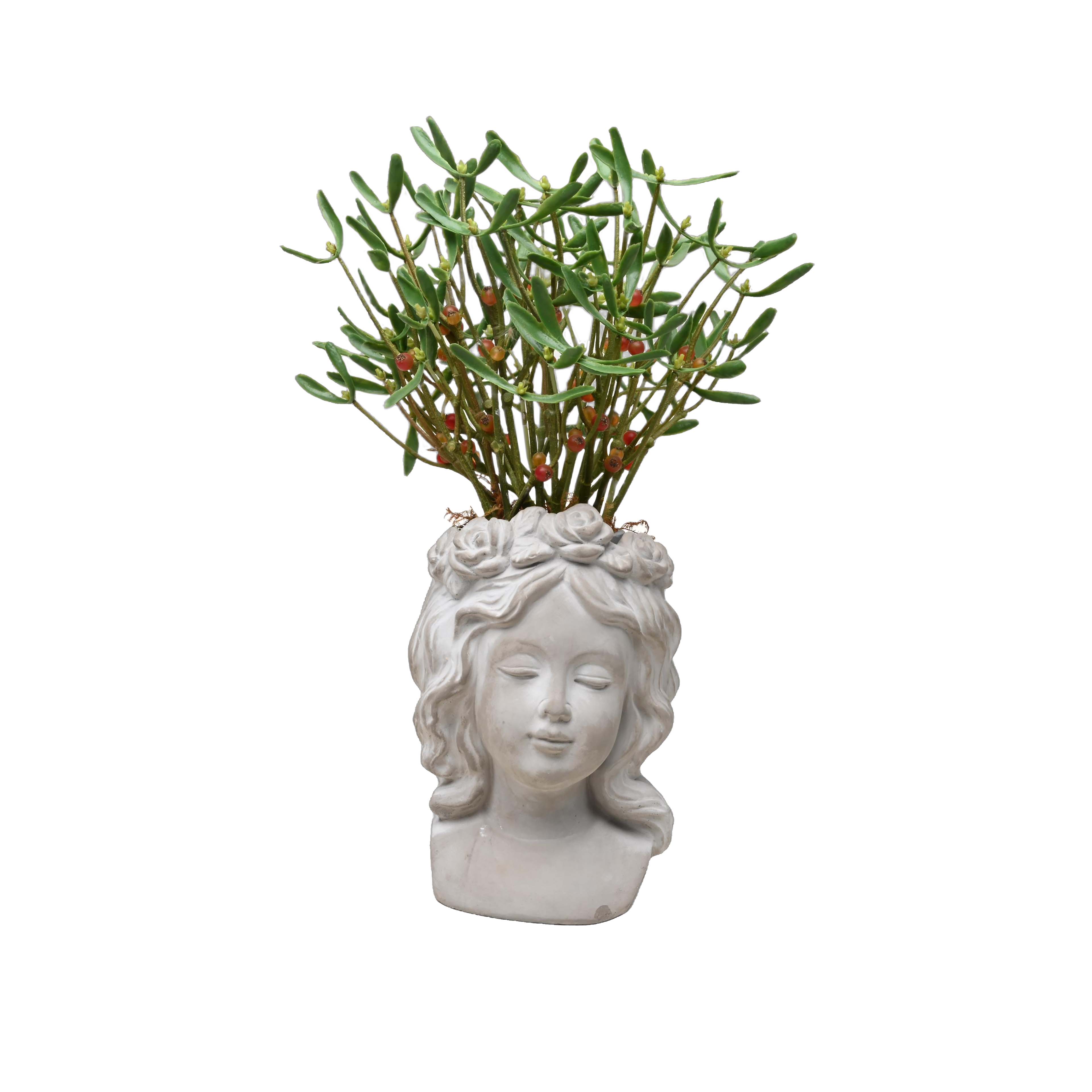 9&#x22; Female Bust Cement Container by Ashland&#xAE;