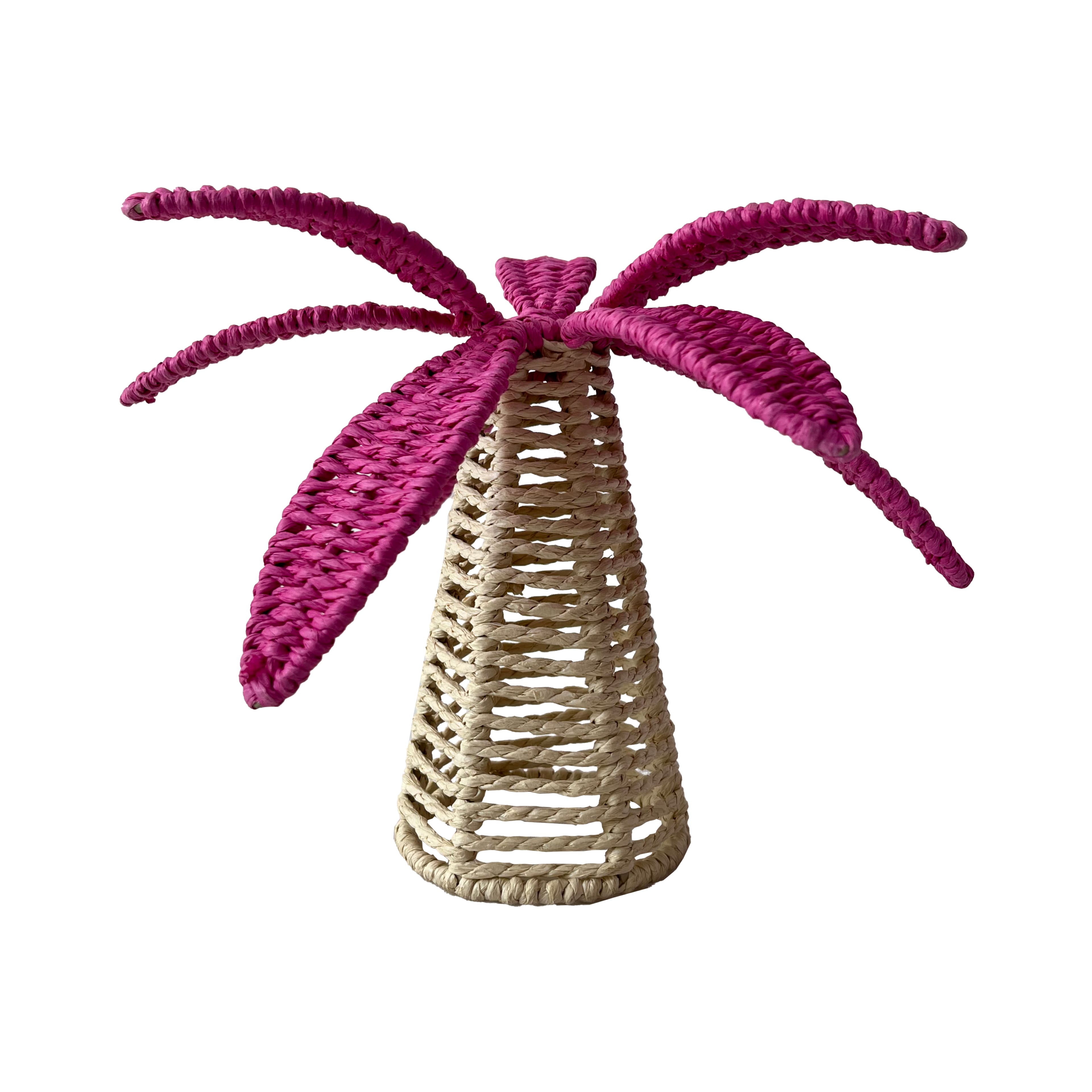 8&#x22; Pink Paper Palm Tree Tabletop D&#xE9;cor by Ashland&#xAE;