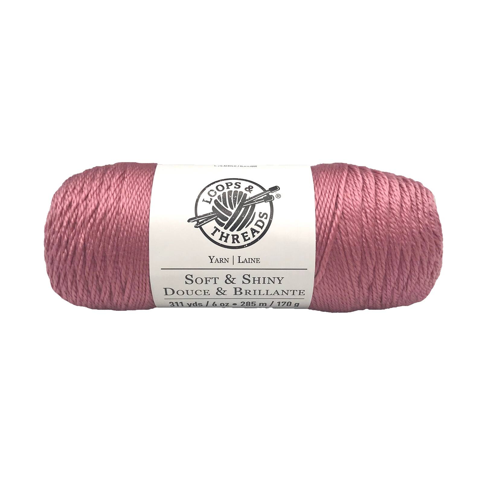 15 Pack: Soft & Shiny Solid Yarn by Loops & Threads® | Michaels