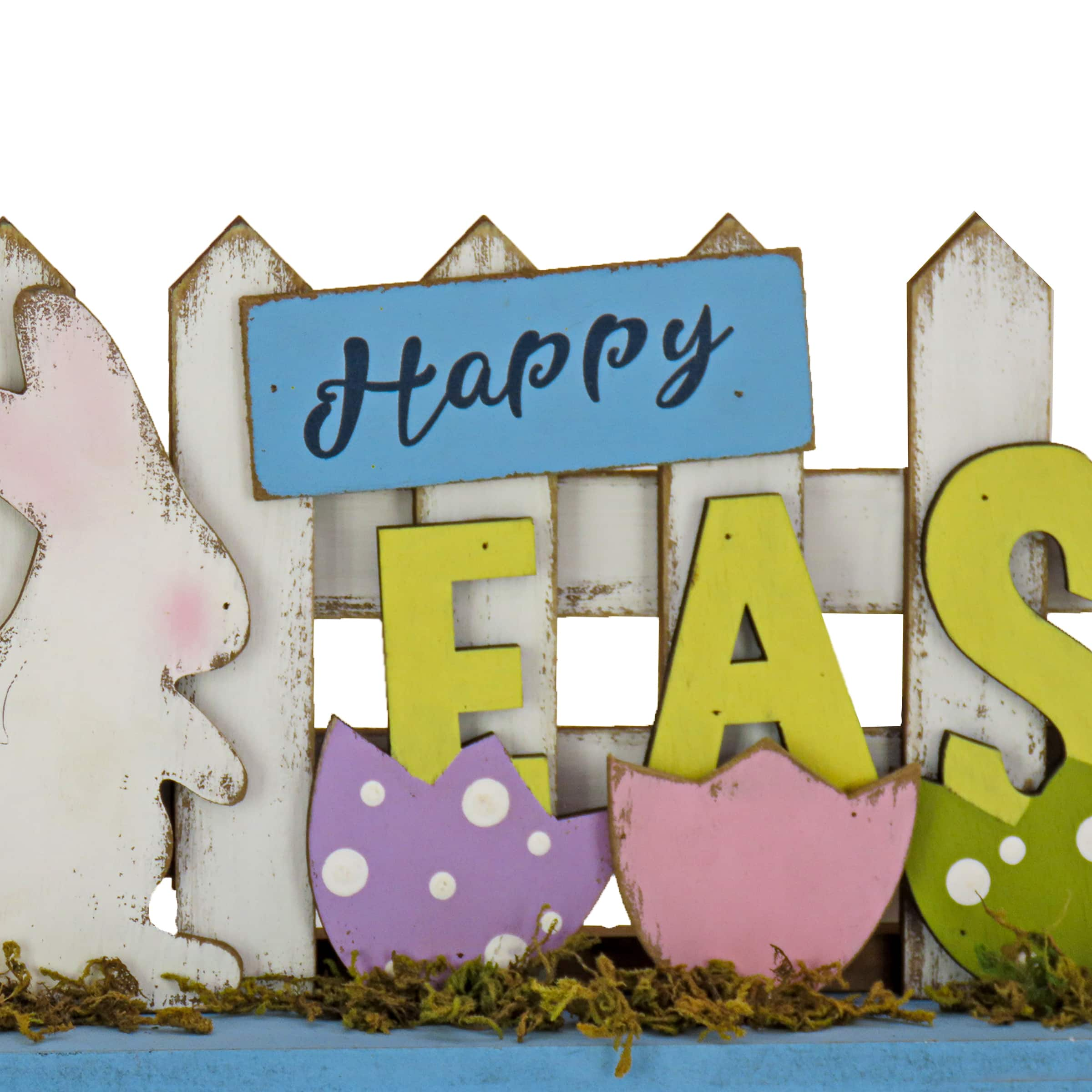 16&#x22; Happy Easter Tabletop D&#xE9;cor